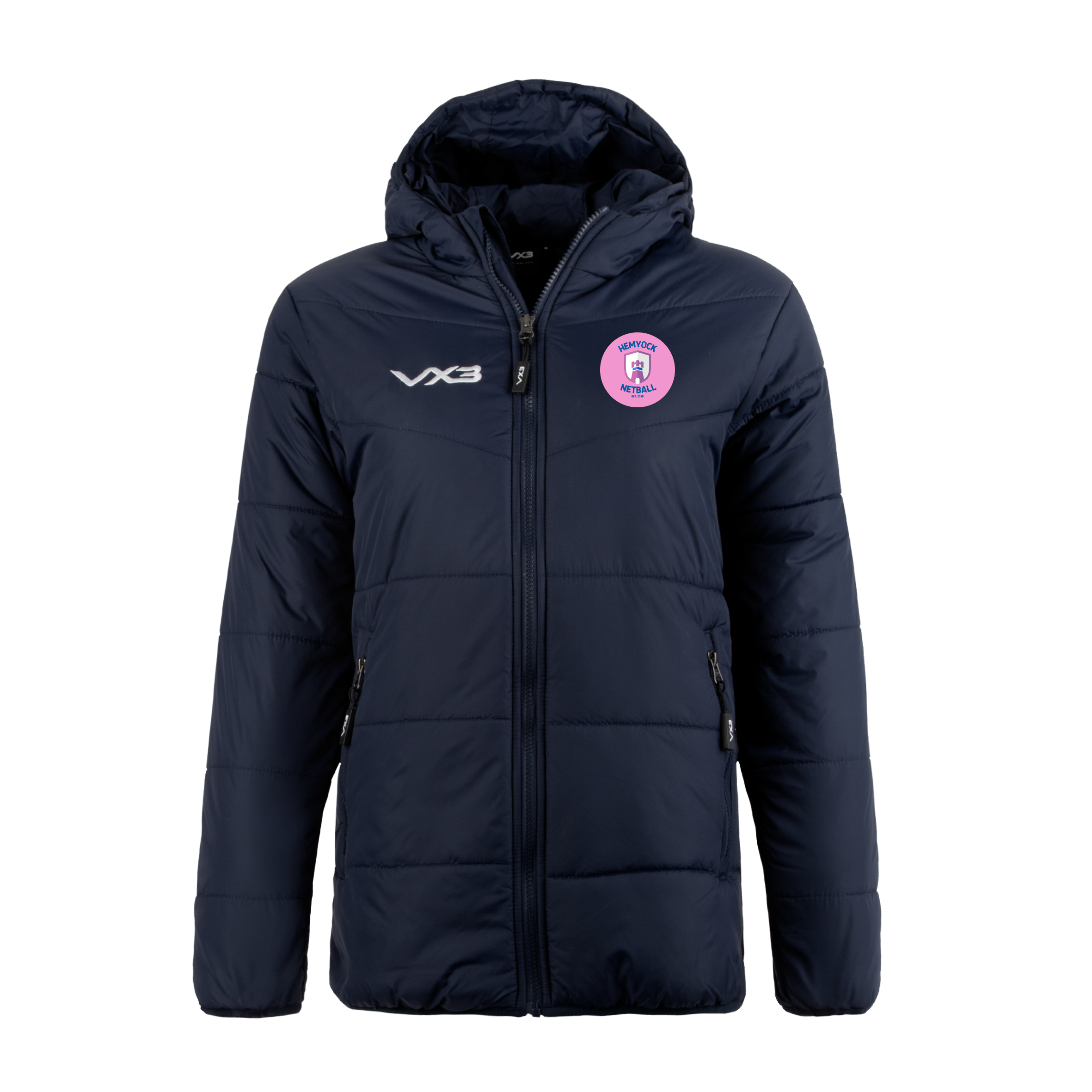 Hemyock Netball Lorica Quilted Jacket Ladies