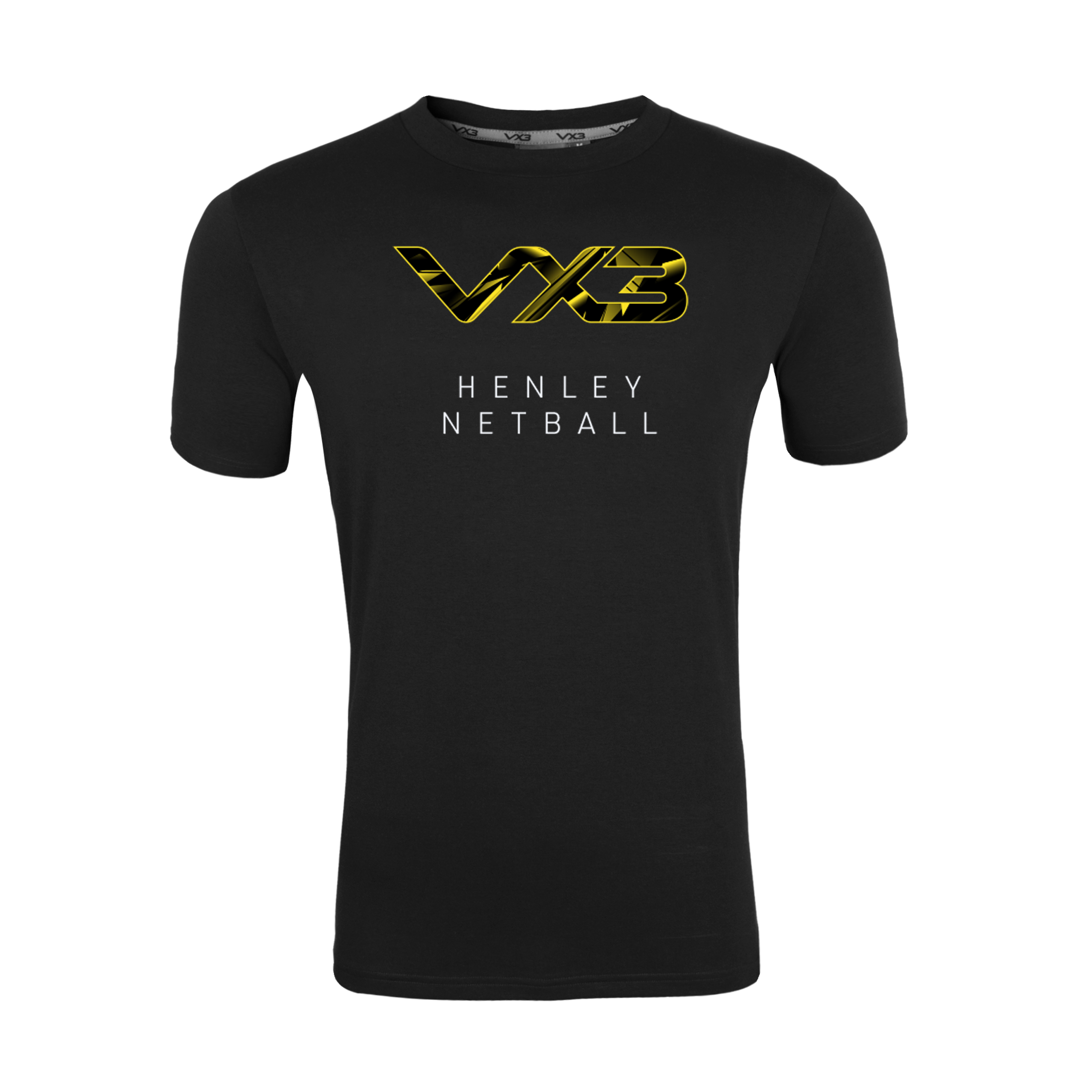 Henley Netball Club Black Invicta Tee