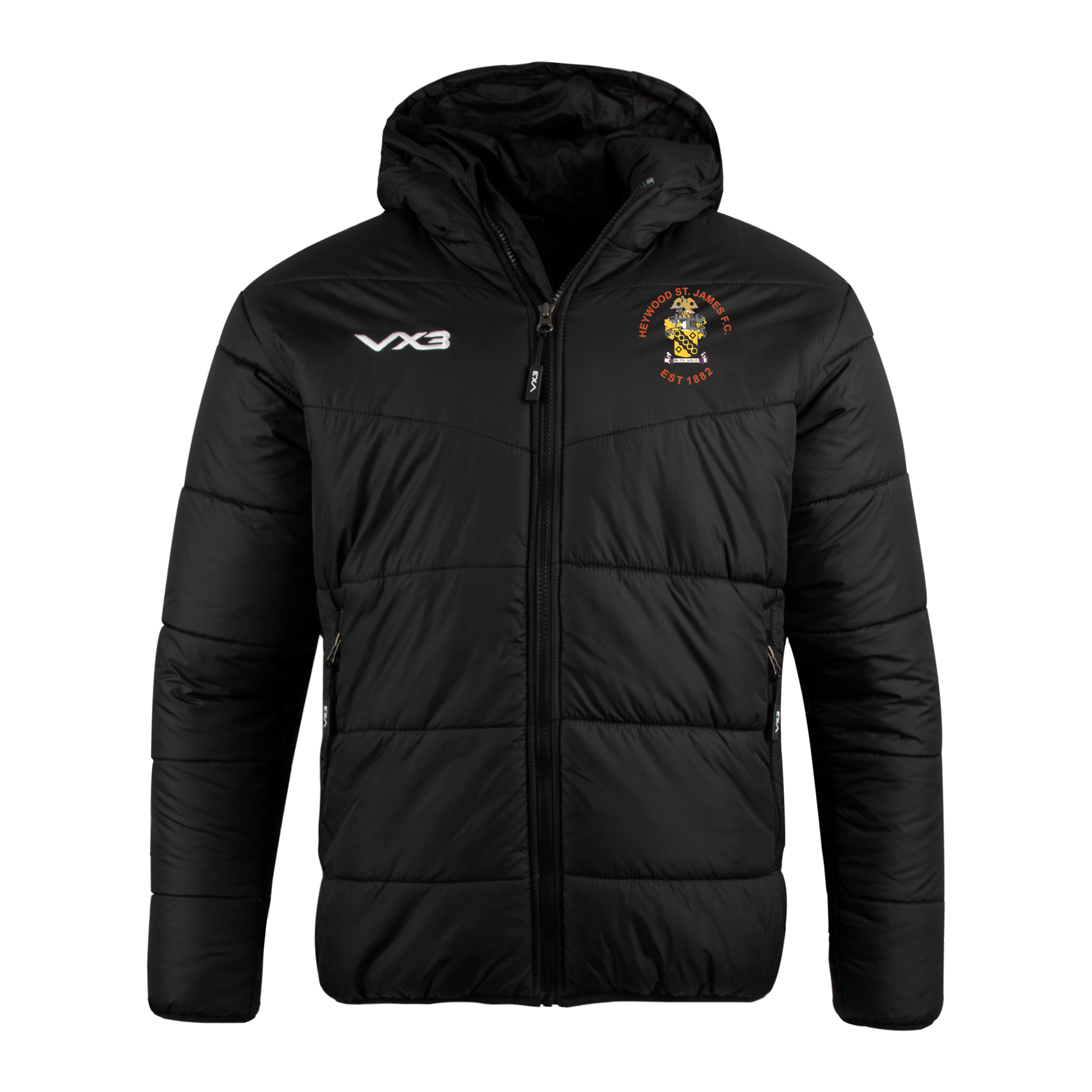 Heywood St James FC Lorica Quilted Jacket Youth