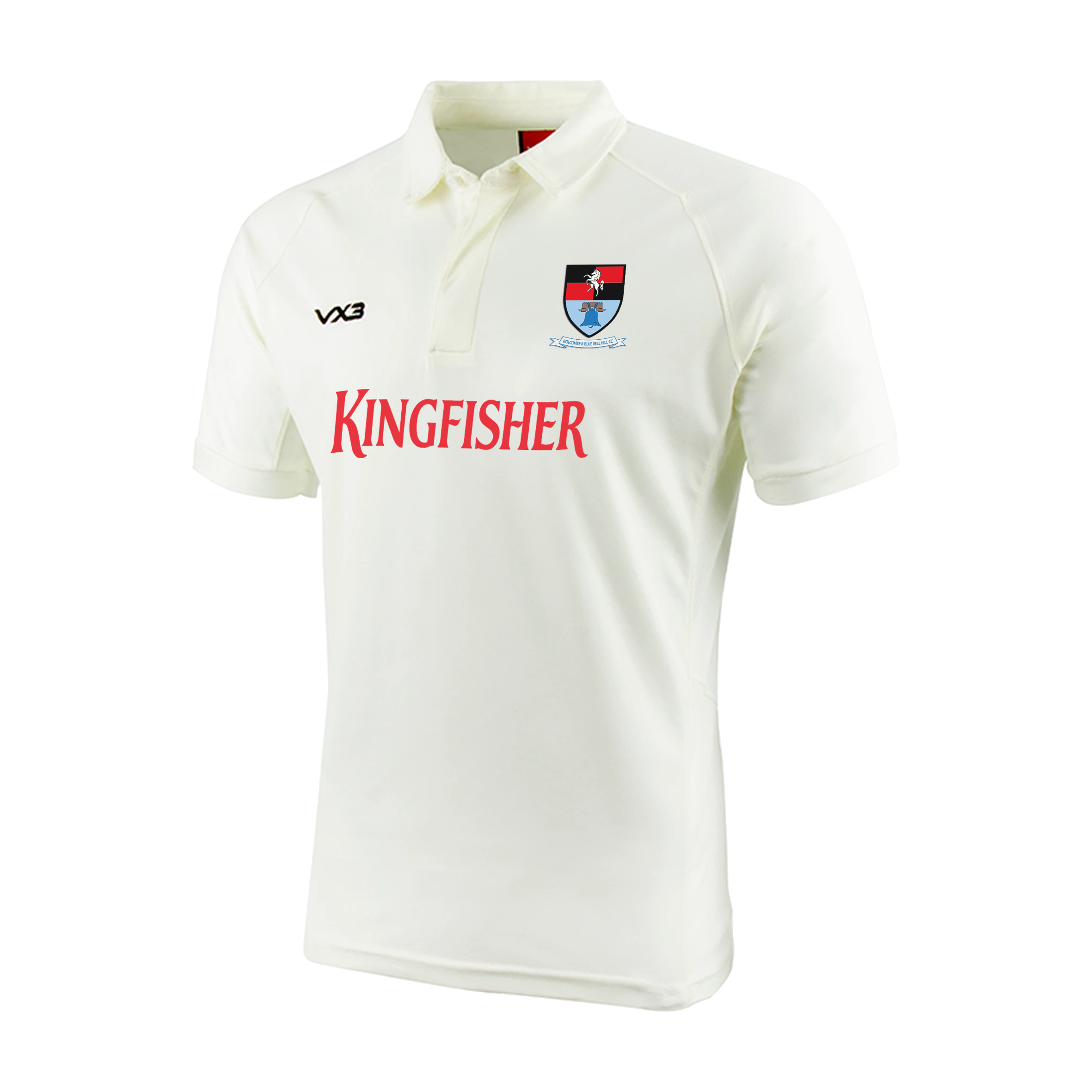 Holcombe and Blue Bell Hill Cricket Club Whites Short Sleeve Shirt