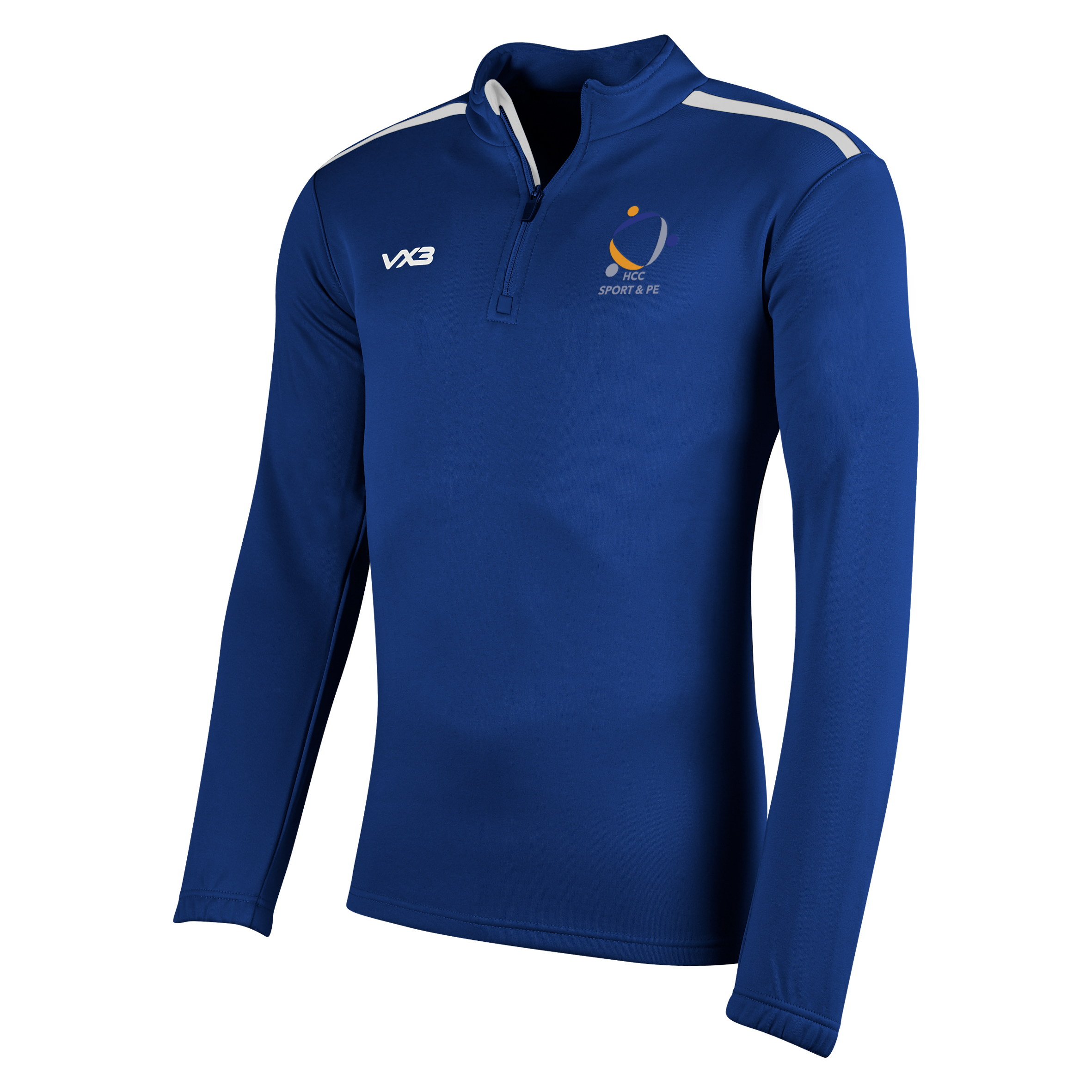 Honiton Community College Navy Fortis Quarter Zip Sweat