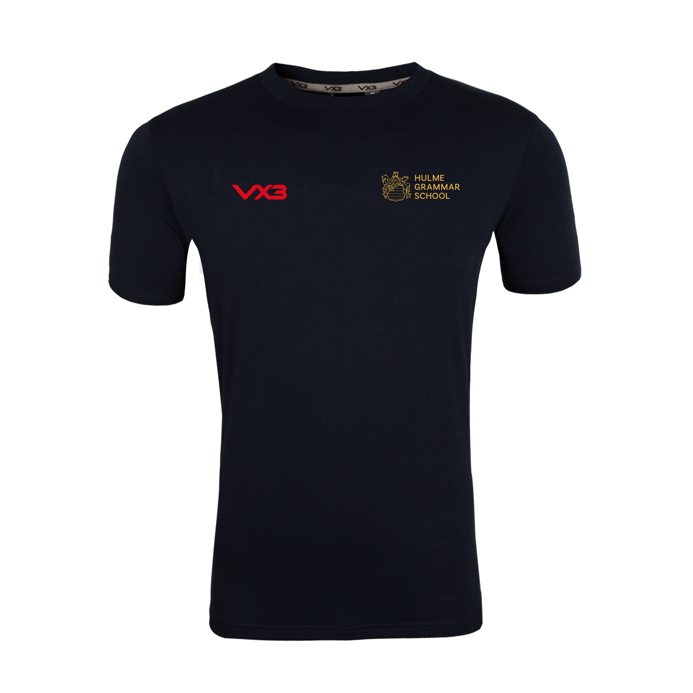 Hulme Grammar School Navy Womens Invicta Club Tee - Booth-Platt