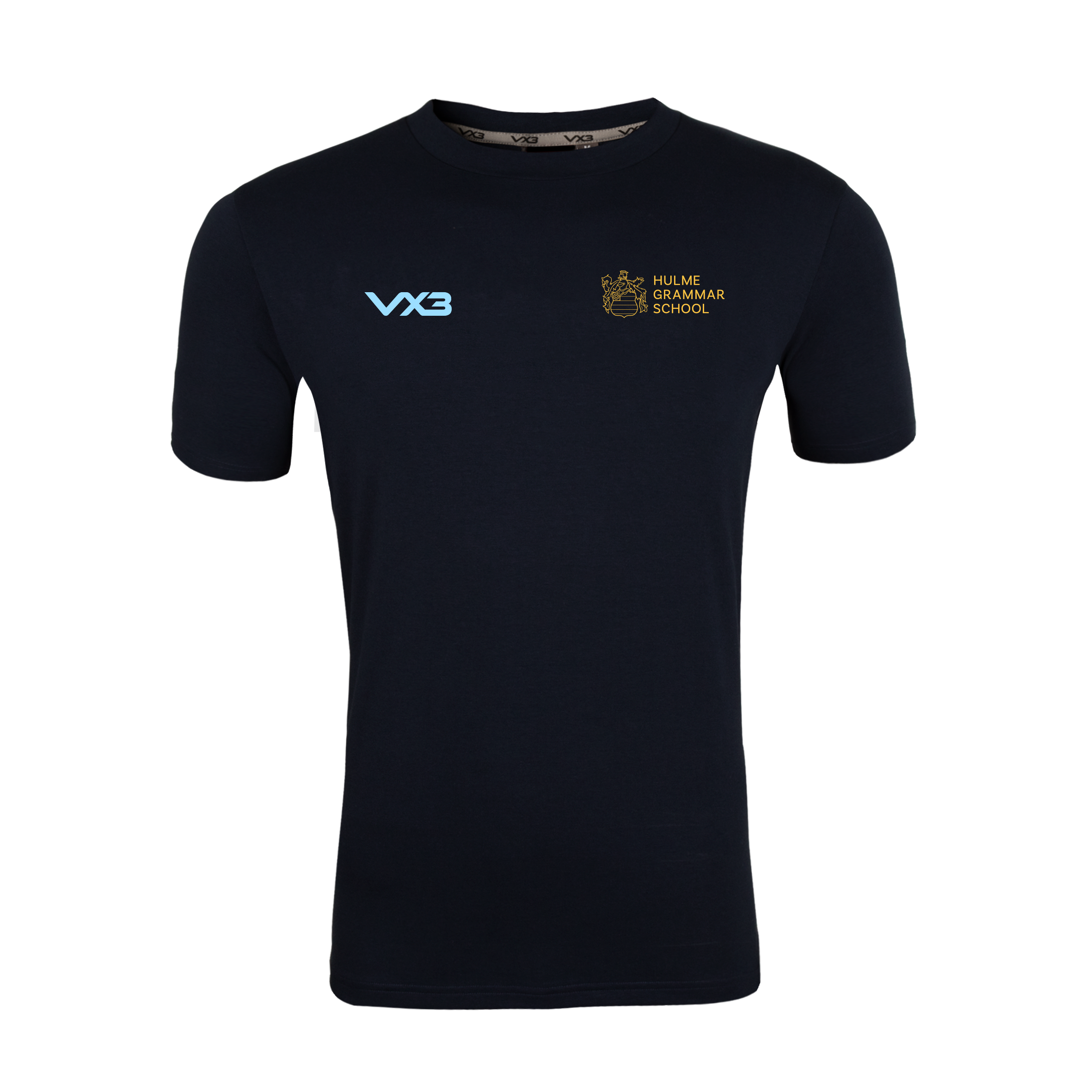 Hulme Grammar School Navy Womens Invicta Club Tee - Hulme