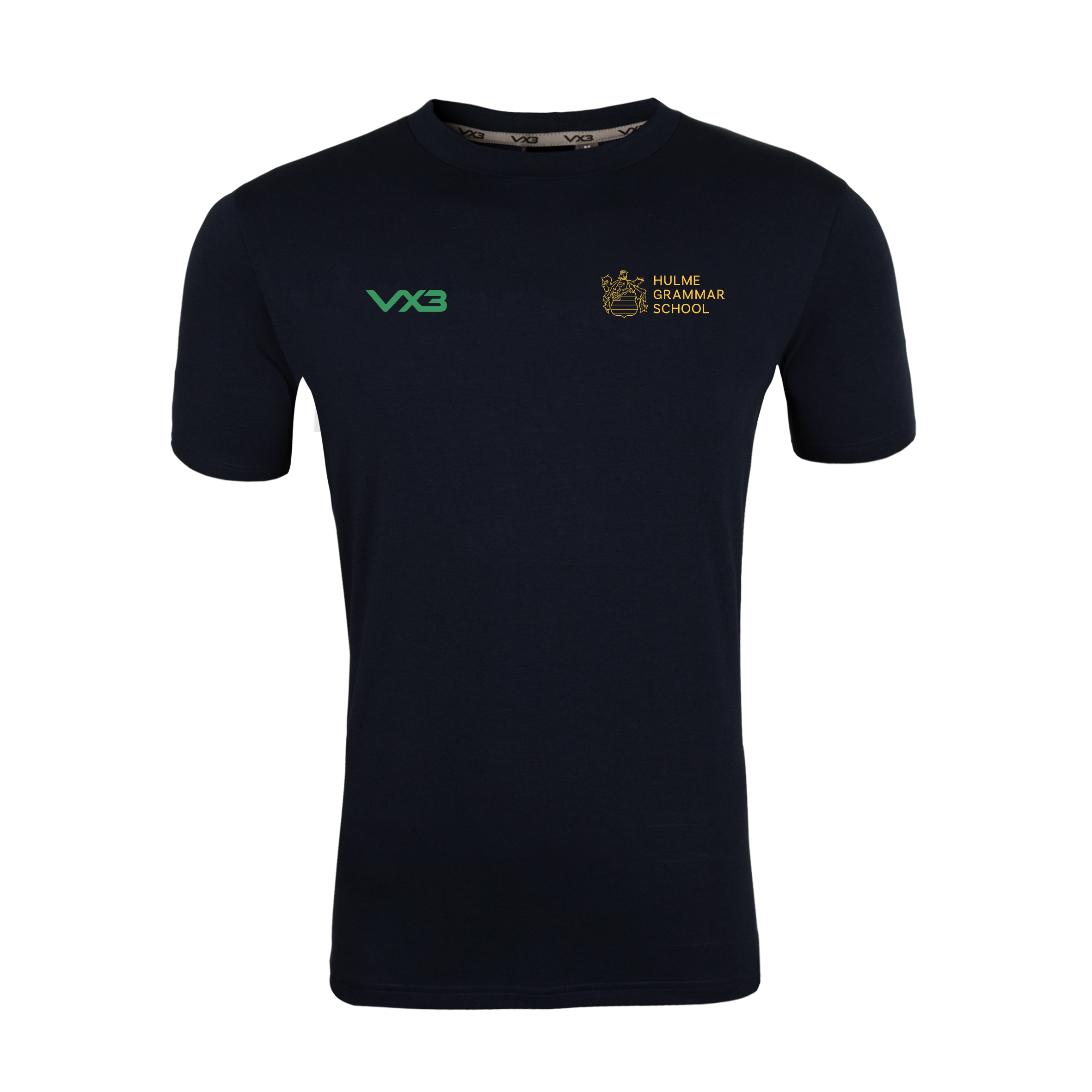 Hulme Grammar School Navy Womens Invicta Club Tee - Lees