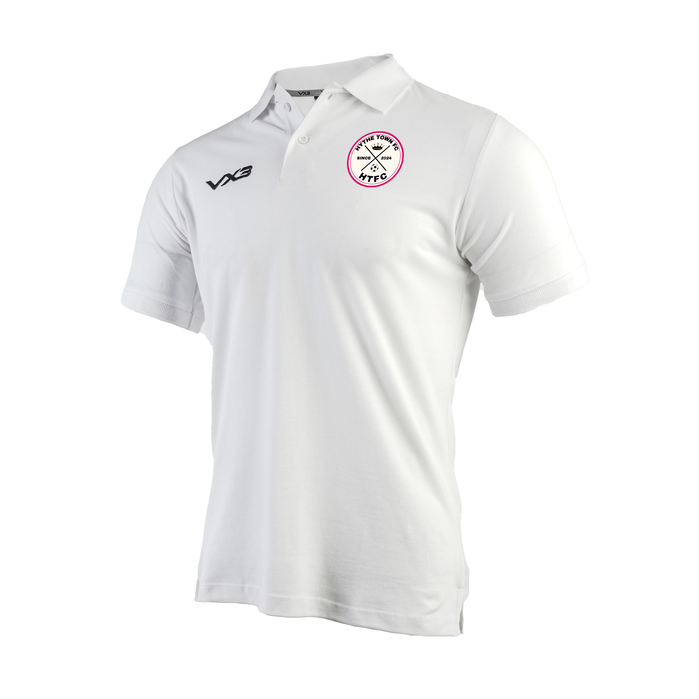 Hythe Town FC Primus Polo Shirt White