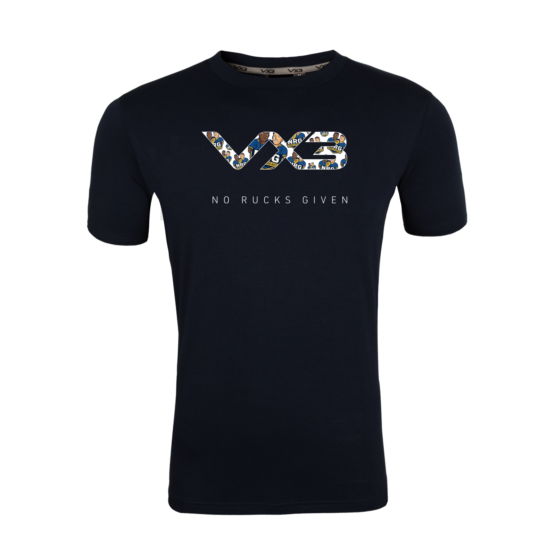 No Rucks Given Navy Invicta Club Tee