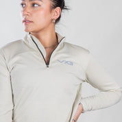 Ignis Lightweight Half Zip Ladies Ivory