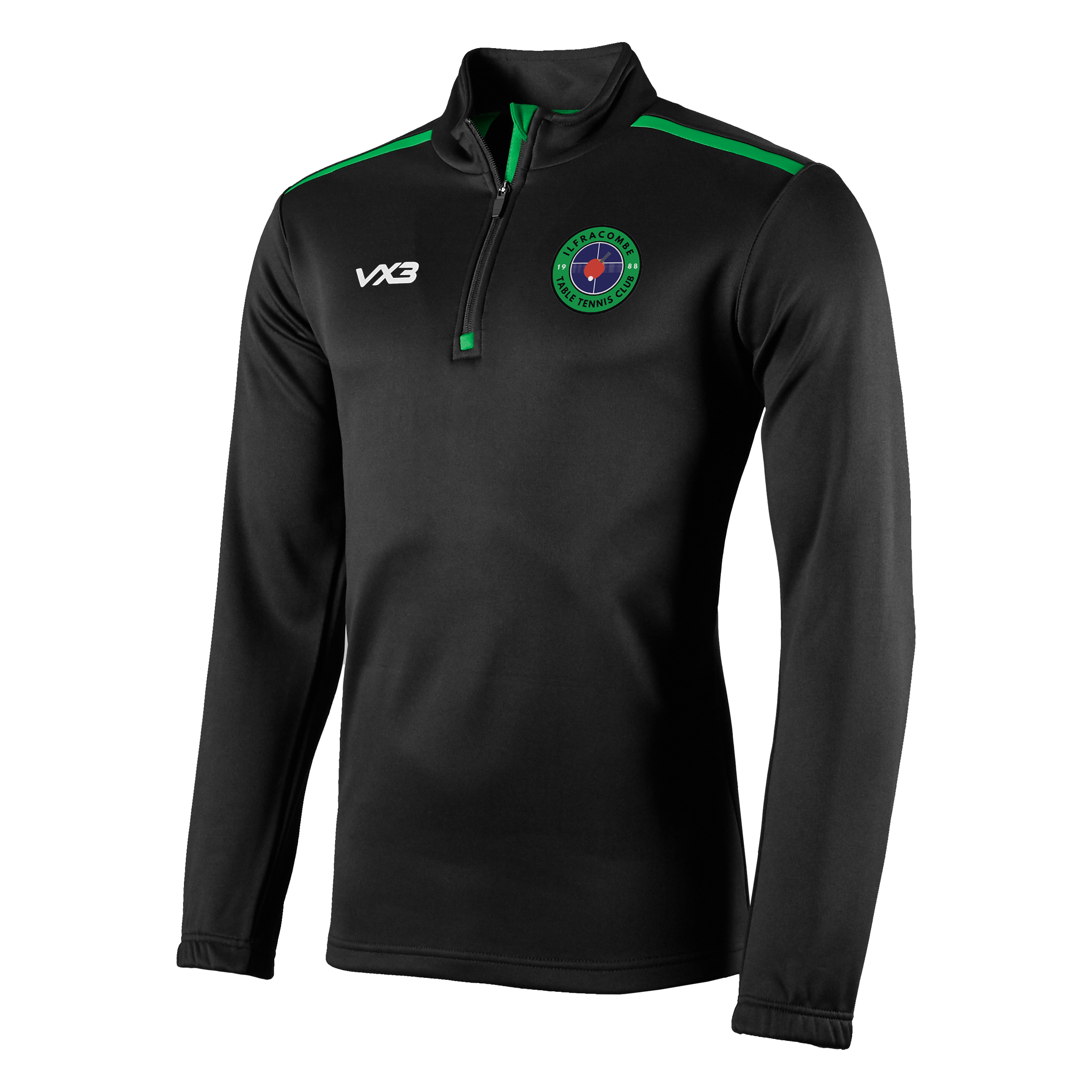 Ilfracombe Table Tennis Club Fortis Quarter Zip Sweat