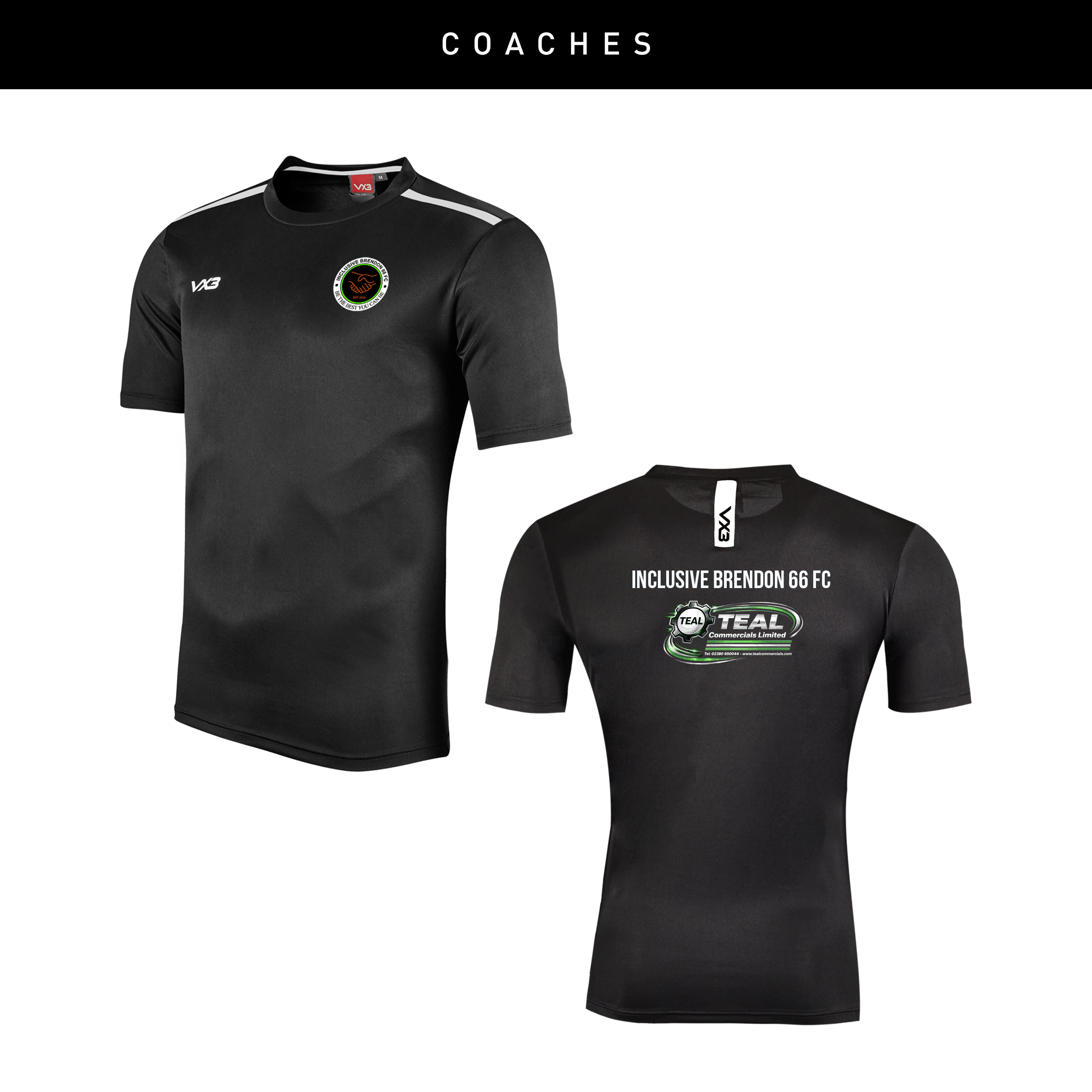 Inclusive Brendon 66 FC Coaches Fortis Tee