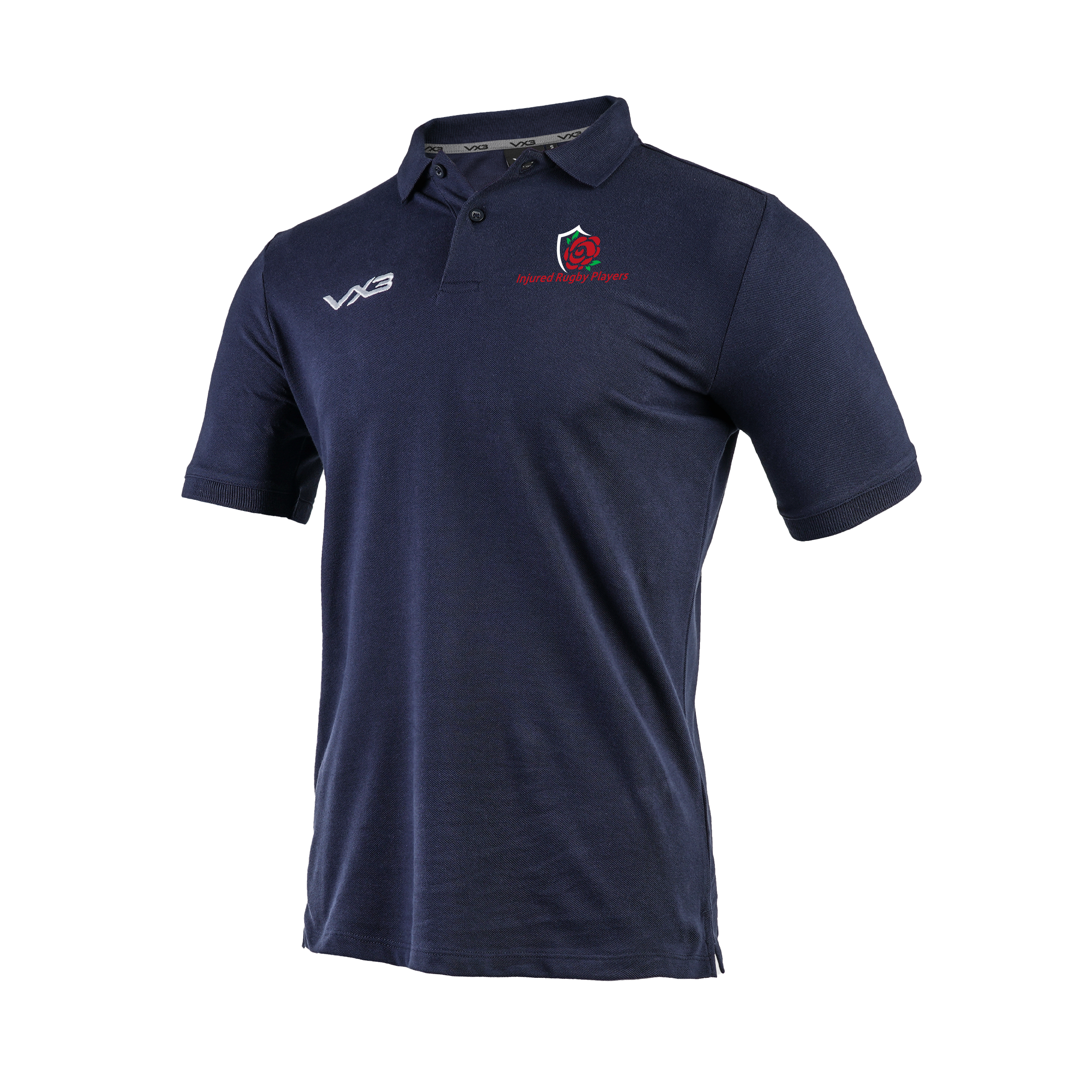 Injured Rugby Players Navy Primus Polo Shirt