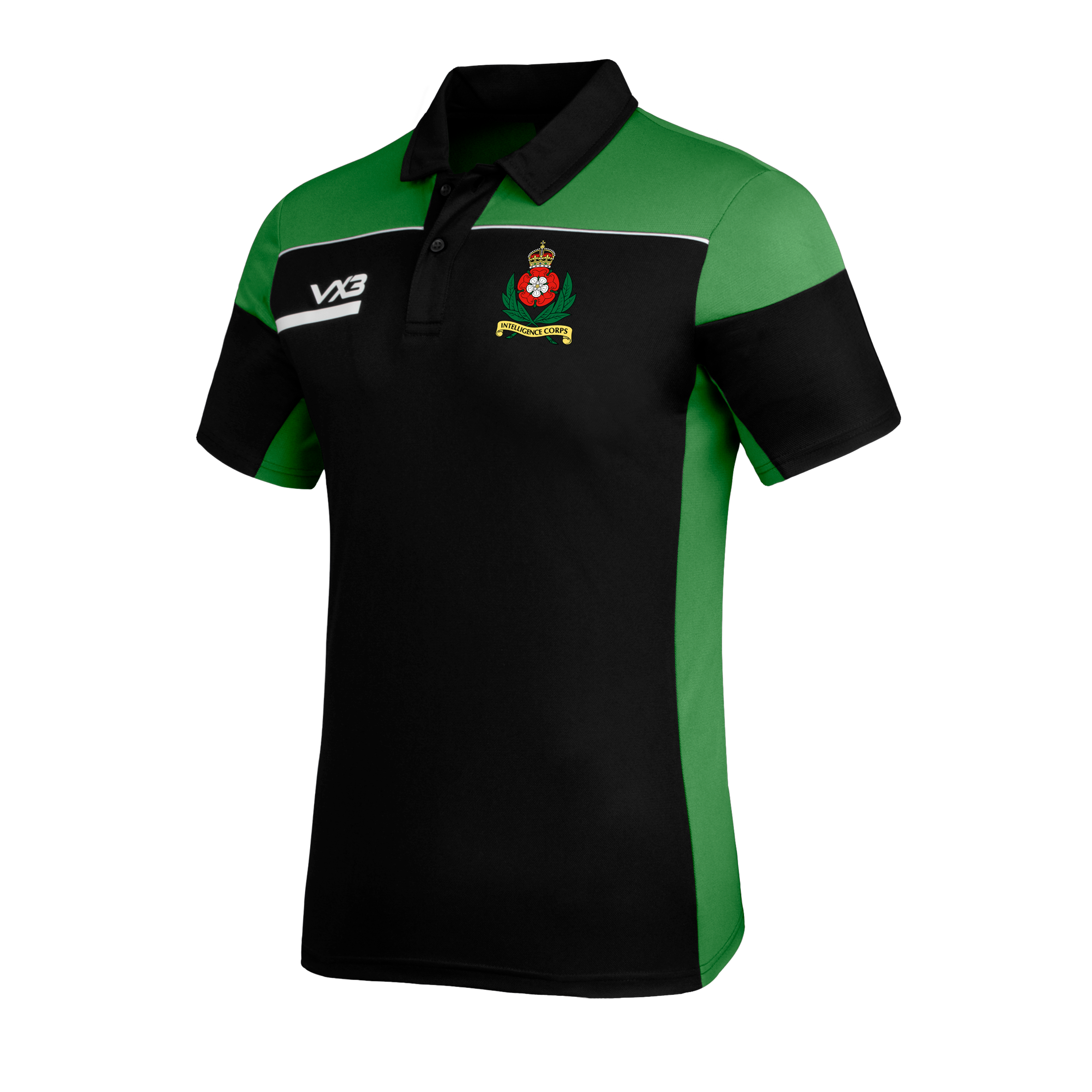 Intelligence Corps Rugby Opus Polo - Black Emerald
