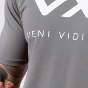 Invicta Tee Dark Grey/White