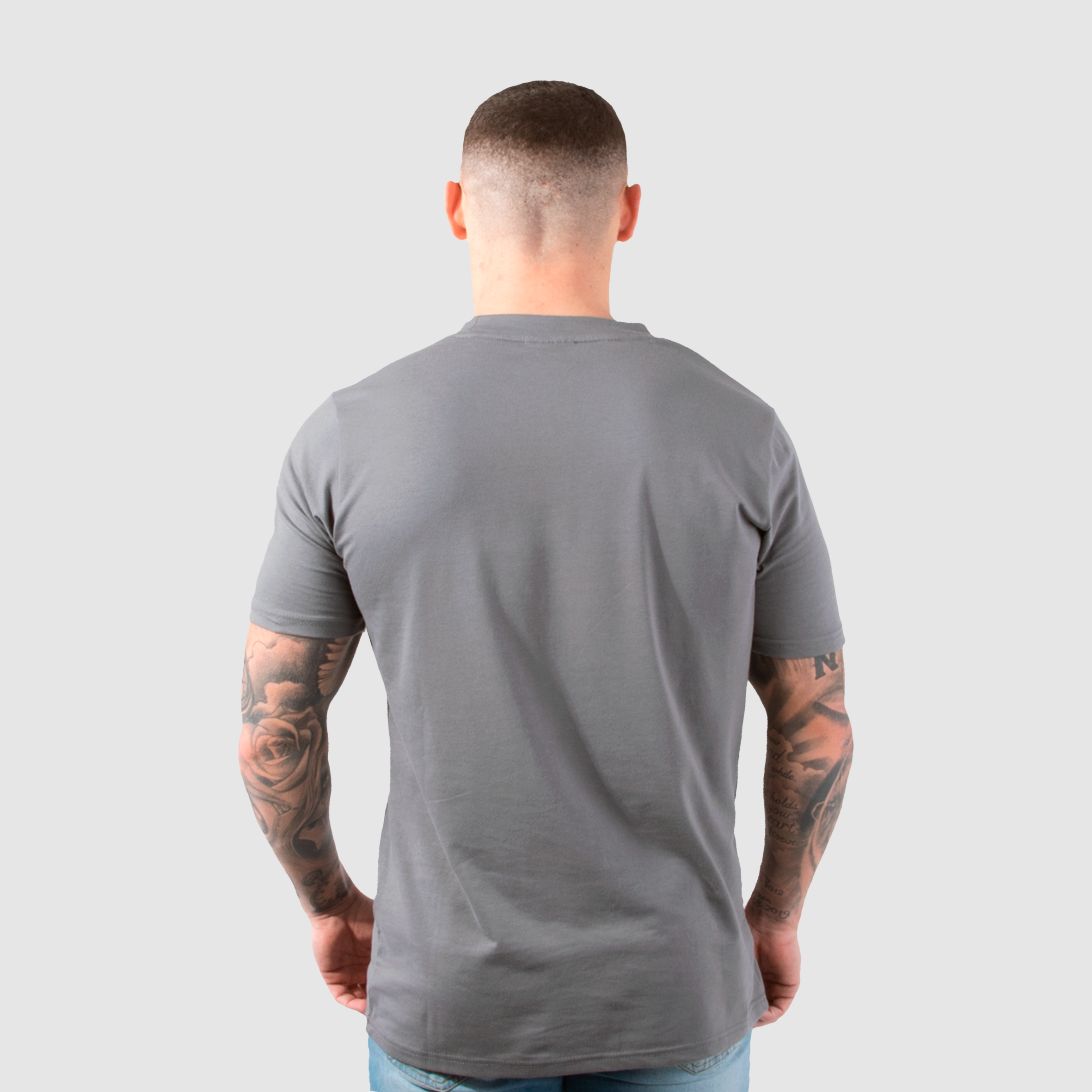 Invicta Tee Dark Grey/White