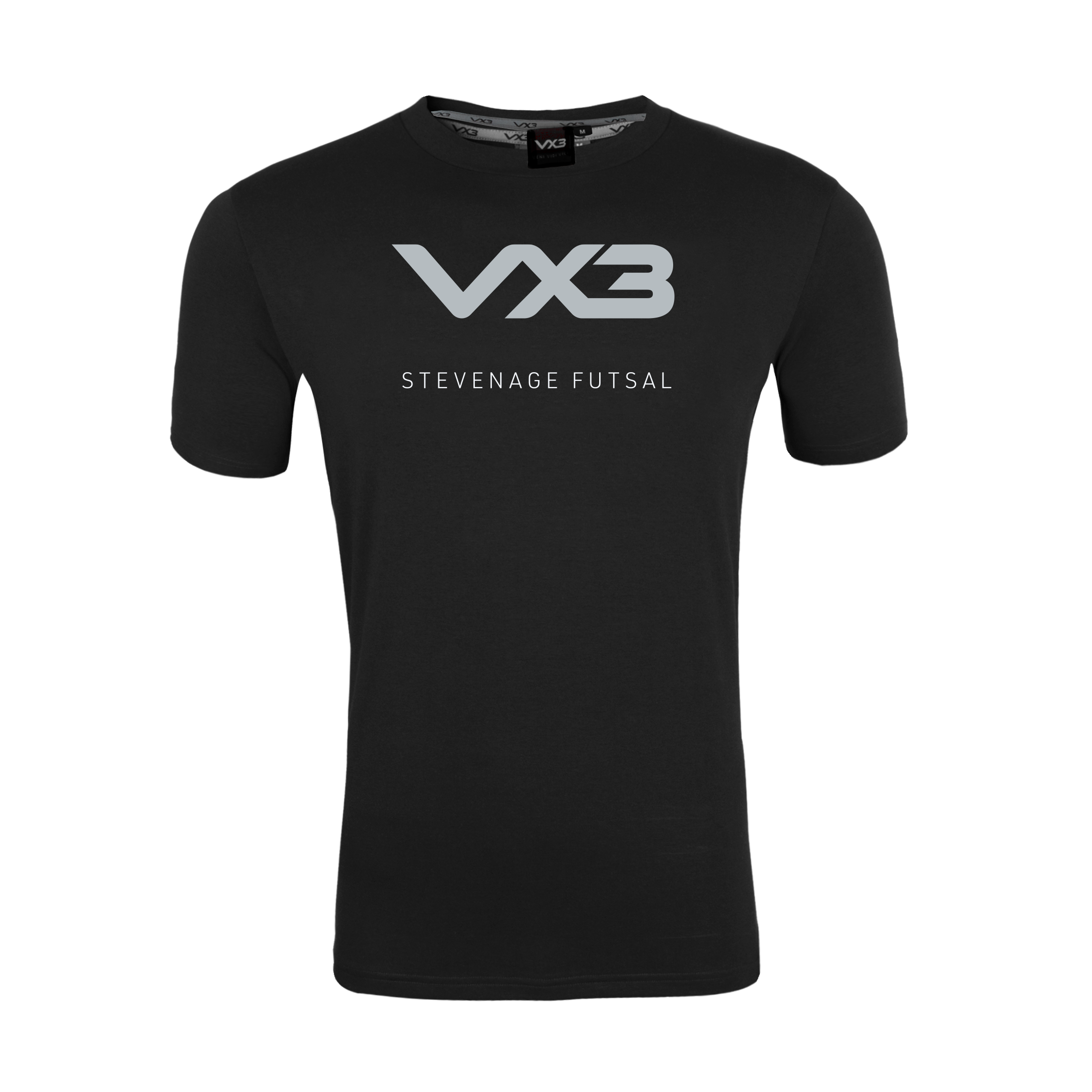 Stevenage Futsal Black Invicta Club Tee