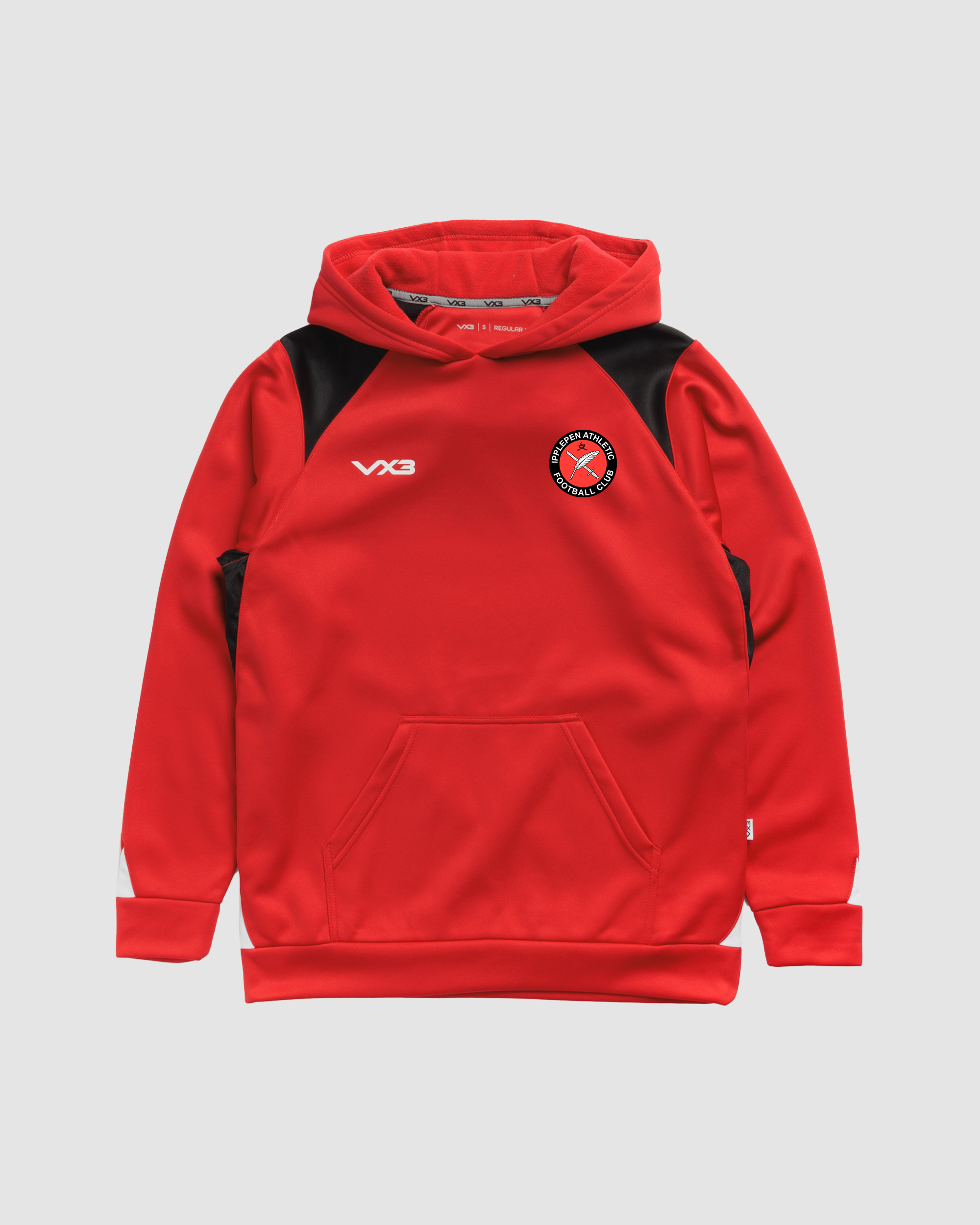 Ipplepen Athletic Football Club Red Vertex Hoodie