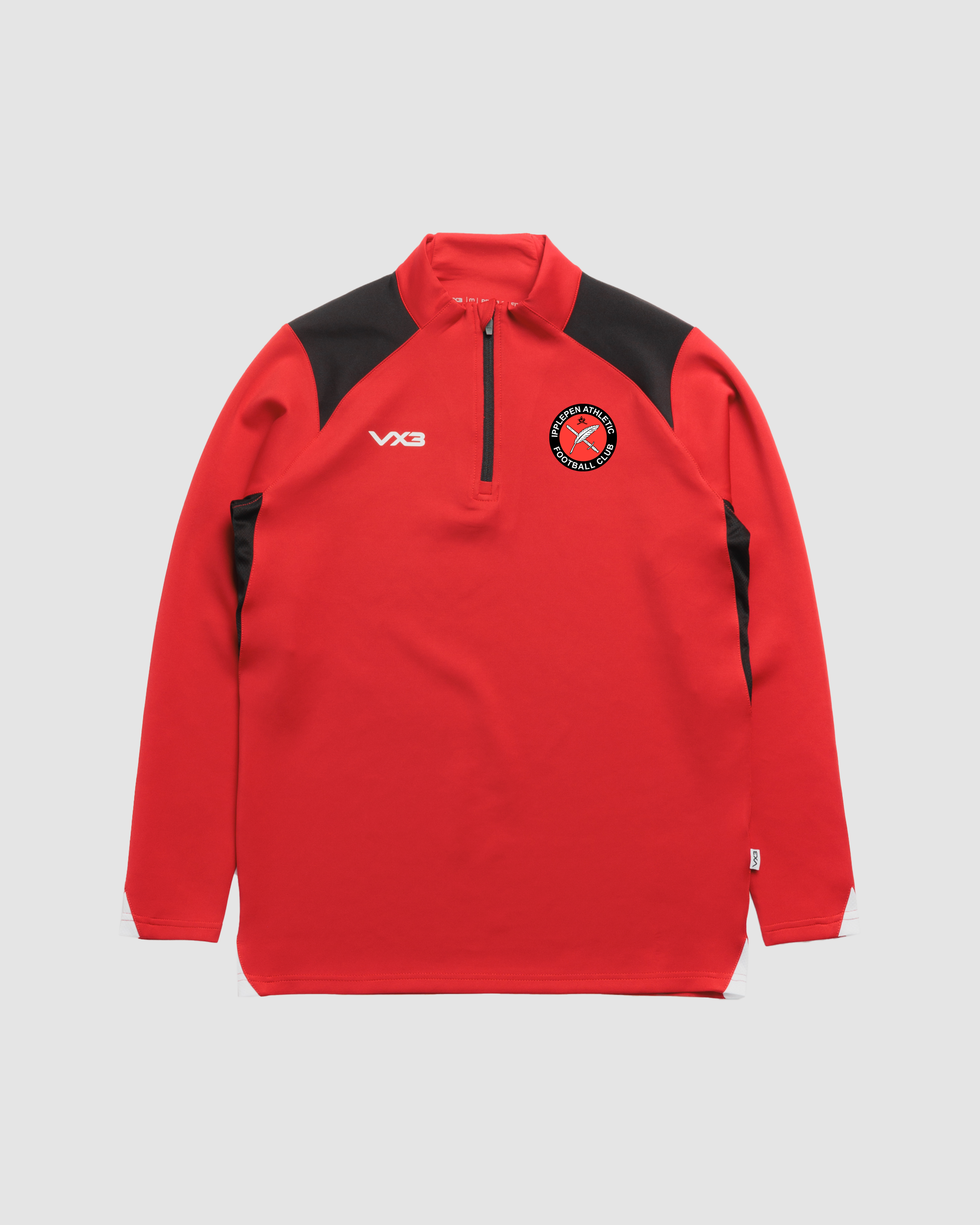 Ipplepen Athletic Football Club Red Vertex Quarter Zip