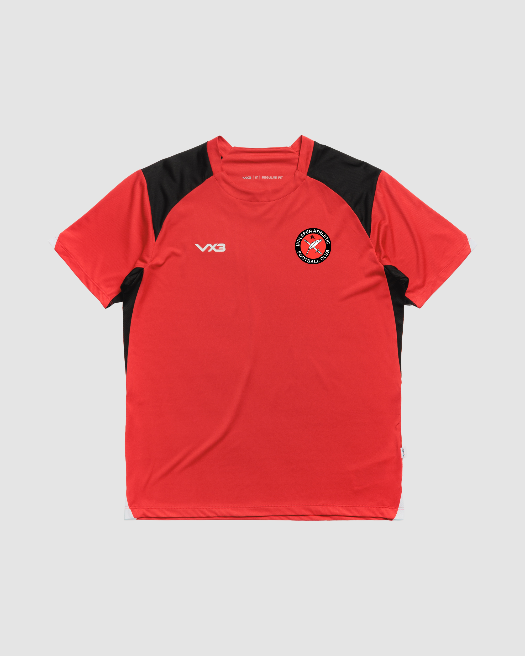 Ipplepen Athletic Football Club Red Vertex Tee