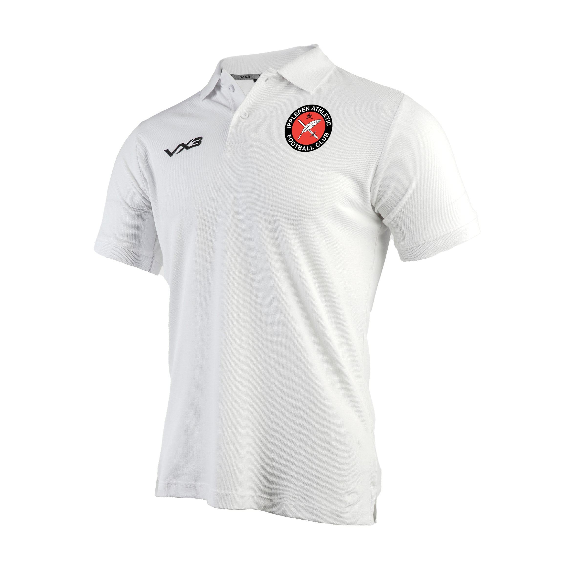 Ipplepen Athletic Football Club Primus Polo Shirt White