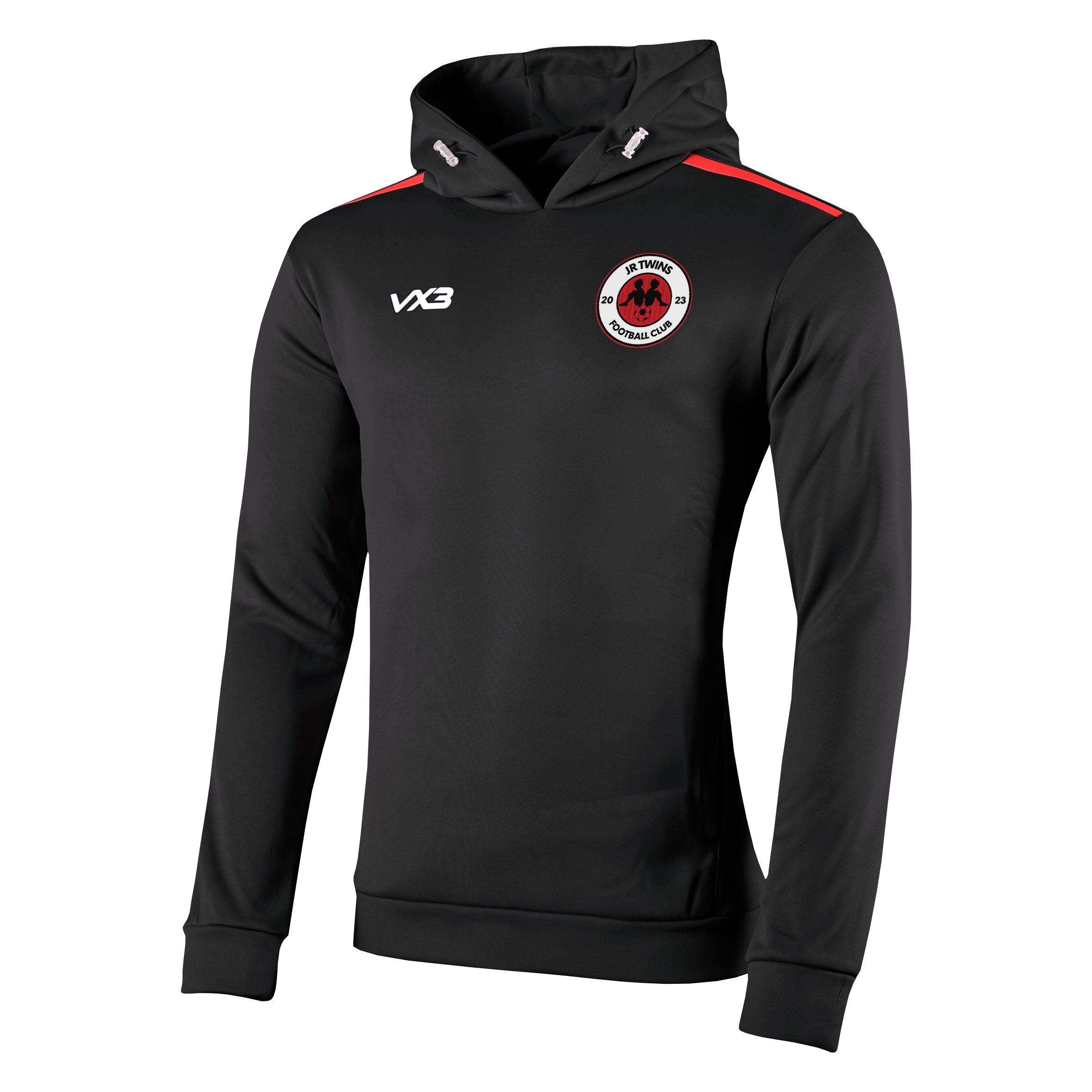 JR Twins FC Black Fortis Hoodie