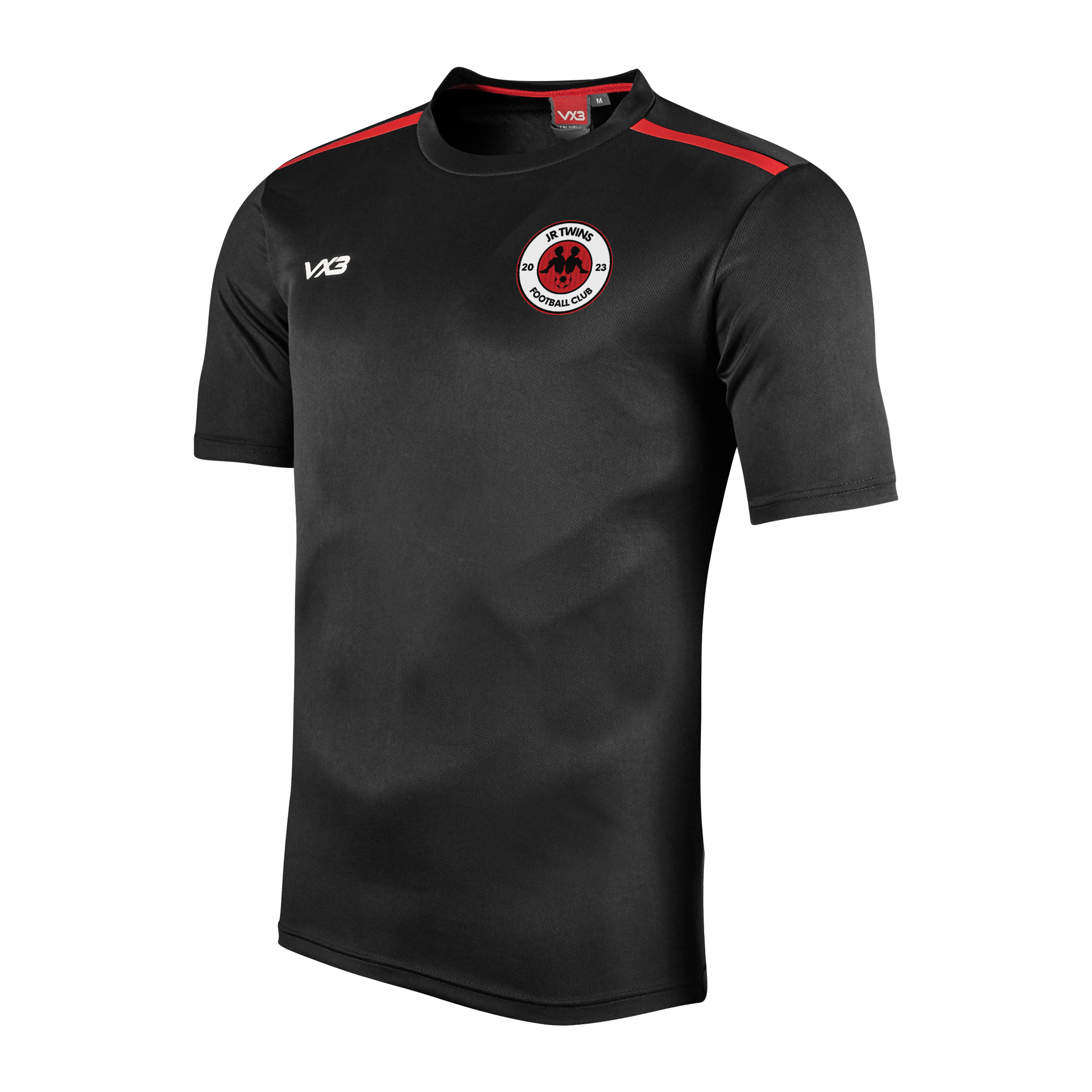JR Twins FC Black Fortis Tee