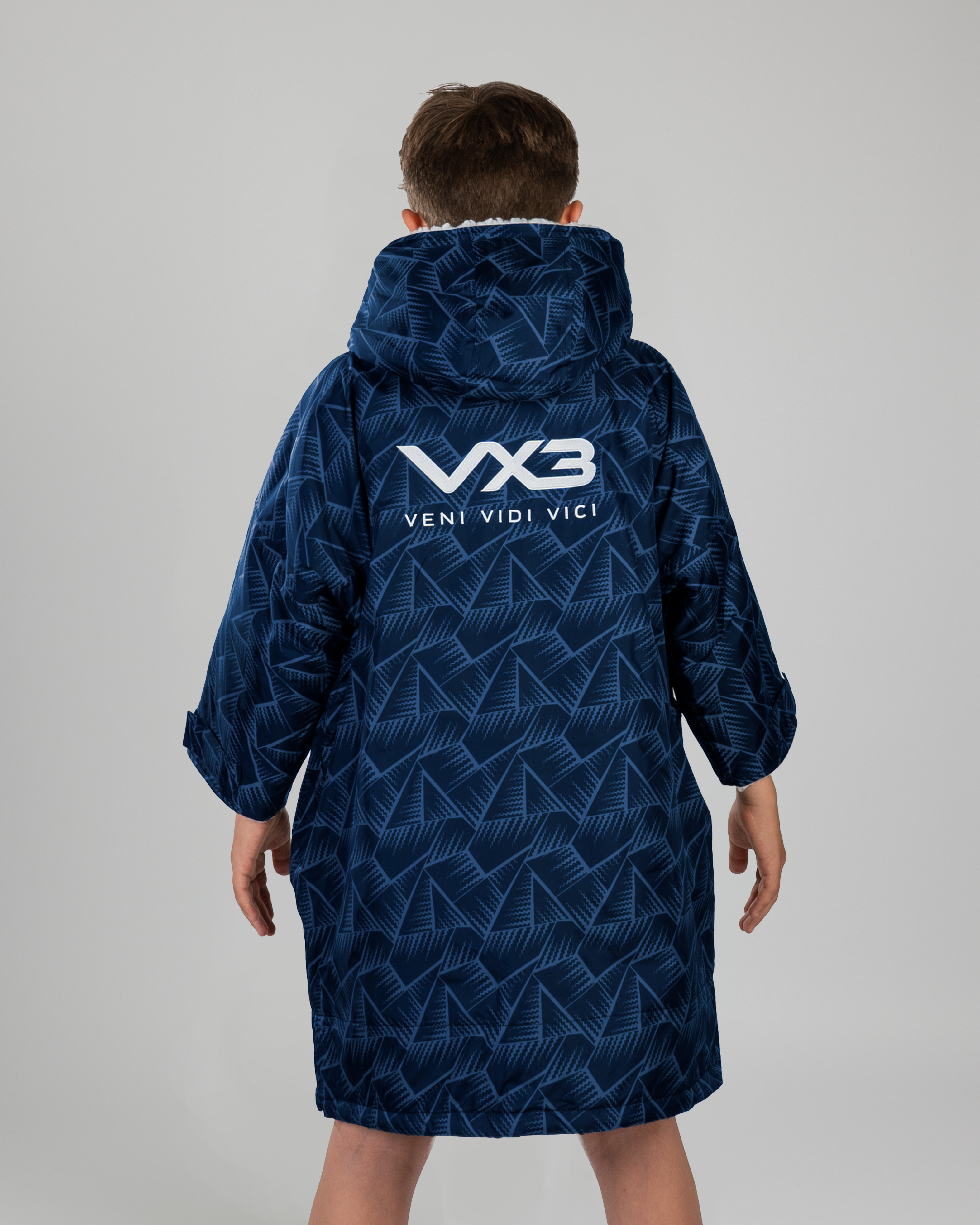Duro Elite Sports Robe Marine/Grey Kids