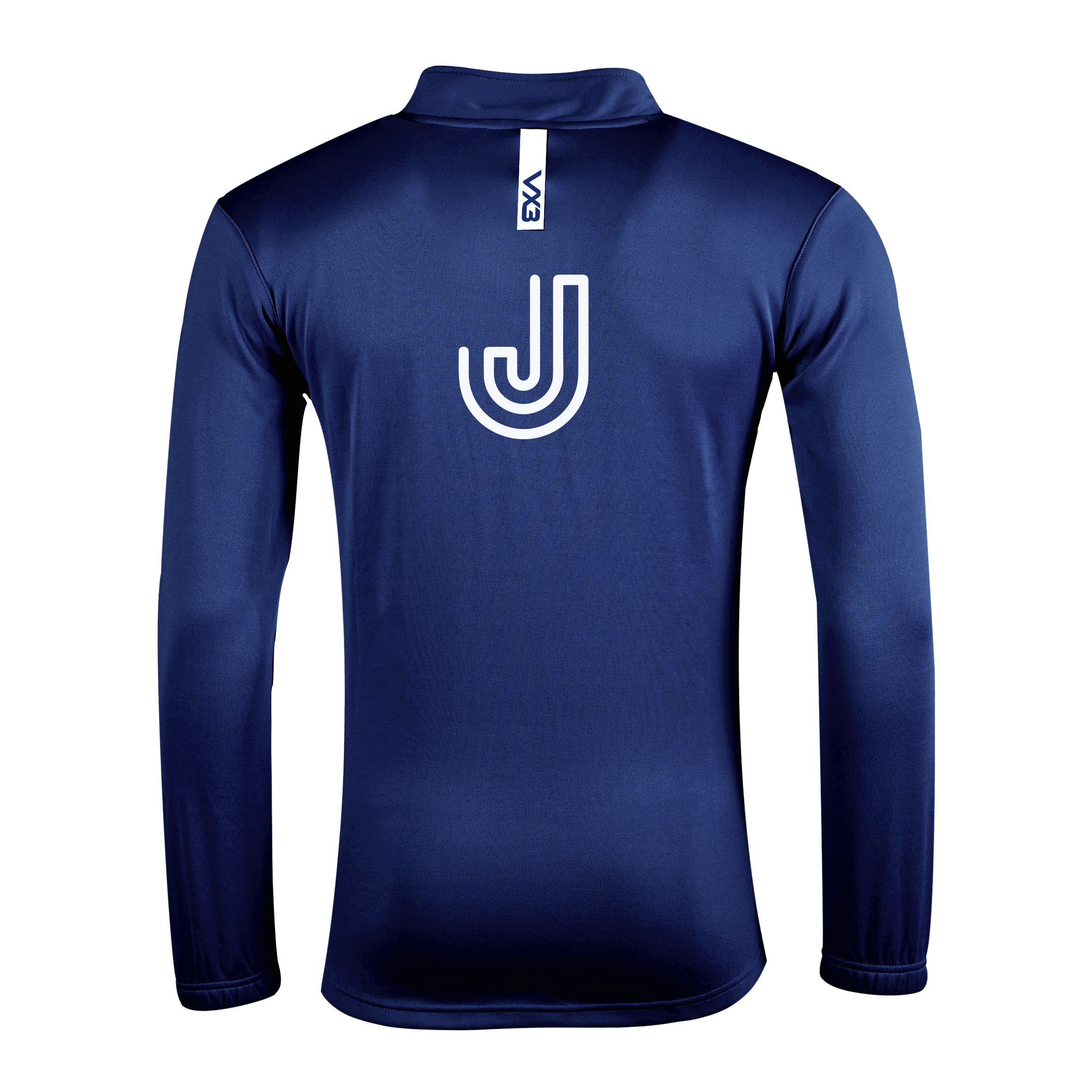 Just Judo Yoshin Fortis Quarter Zip Sweat Navy/White
