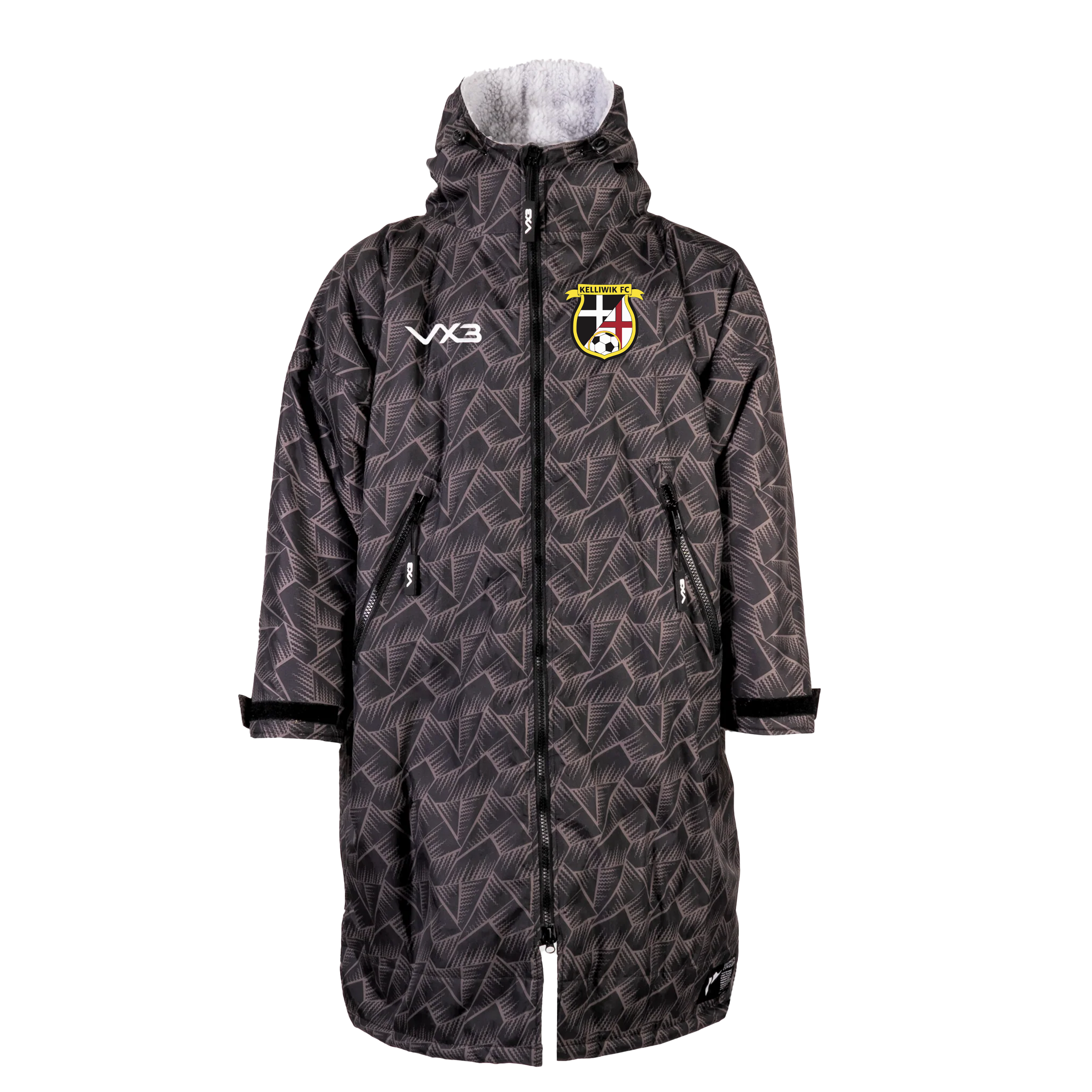 Kelliwik FC Duro Elite Sports Robe Storm/Grey Kids