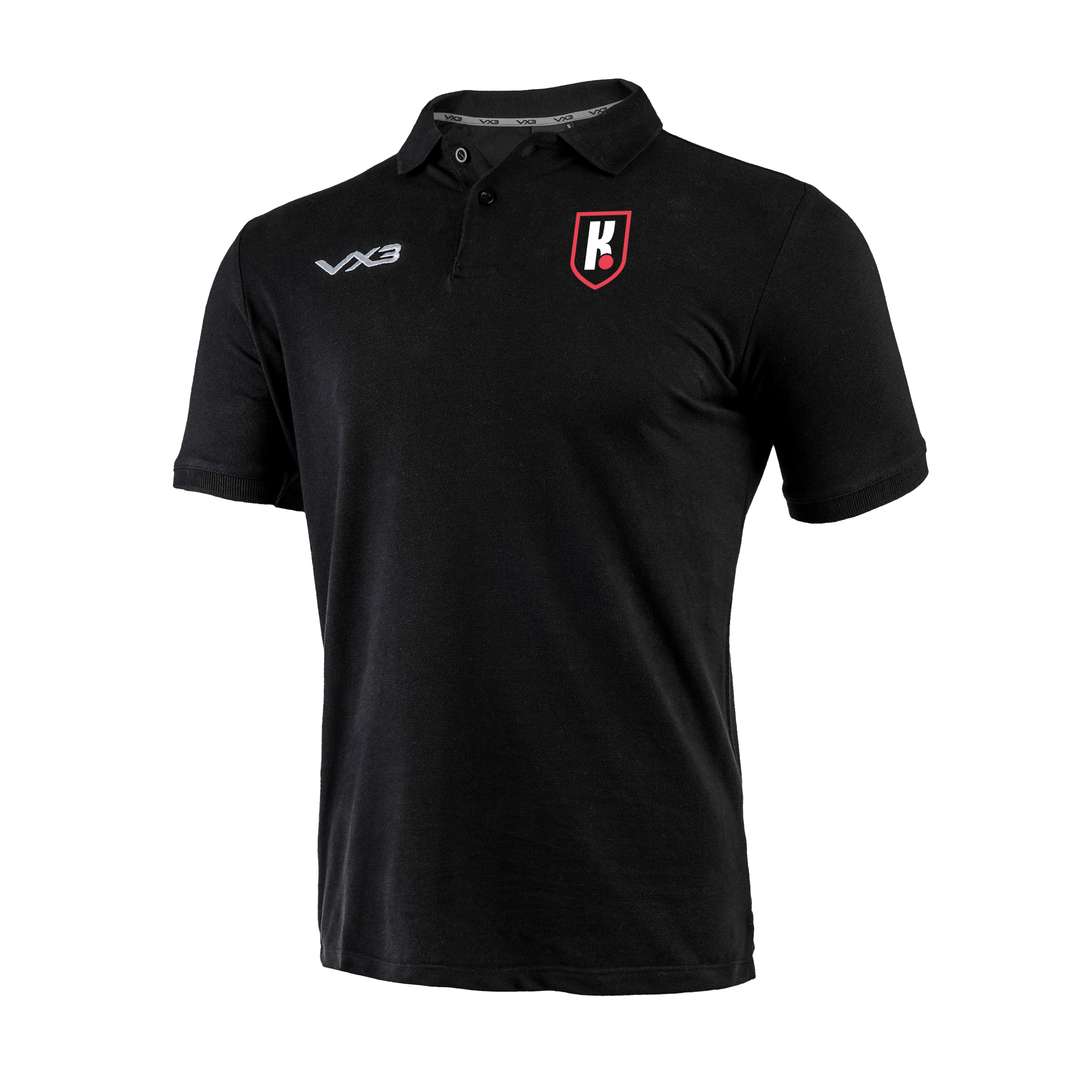 Kickstart Football Black Primus Polo Shirt