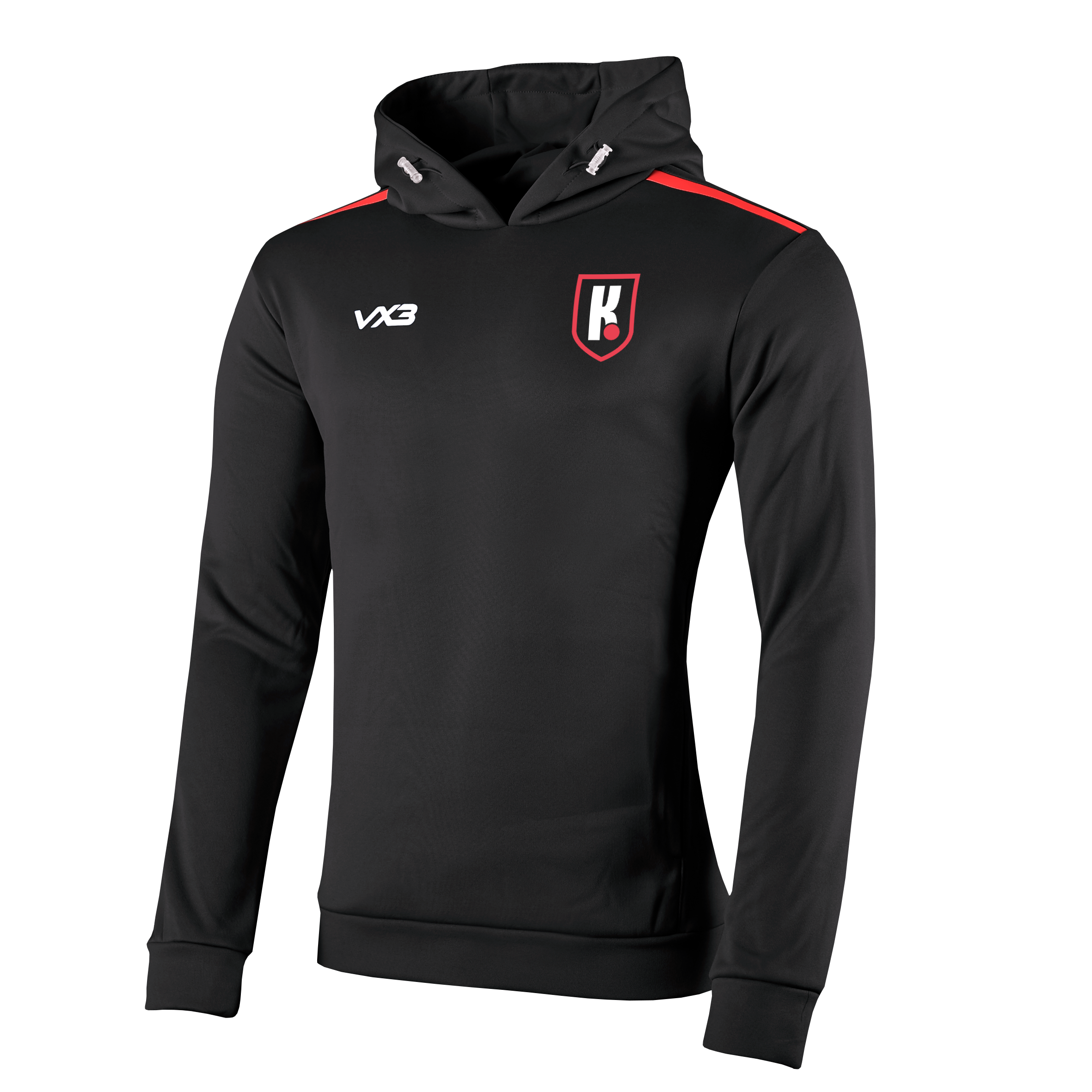 Kickstart Football Black Fortis Hoodie