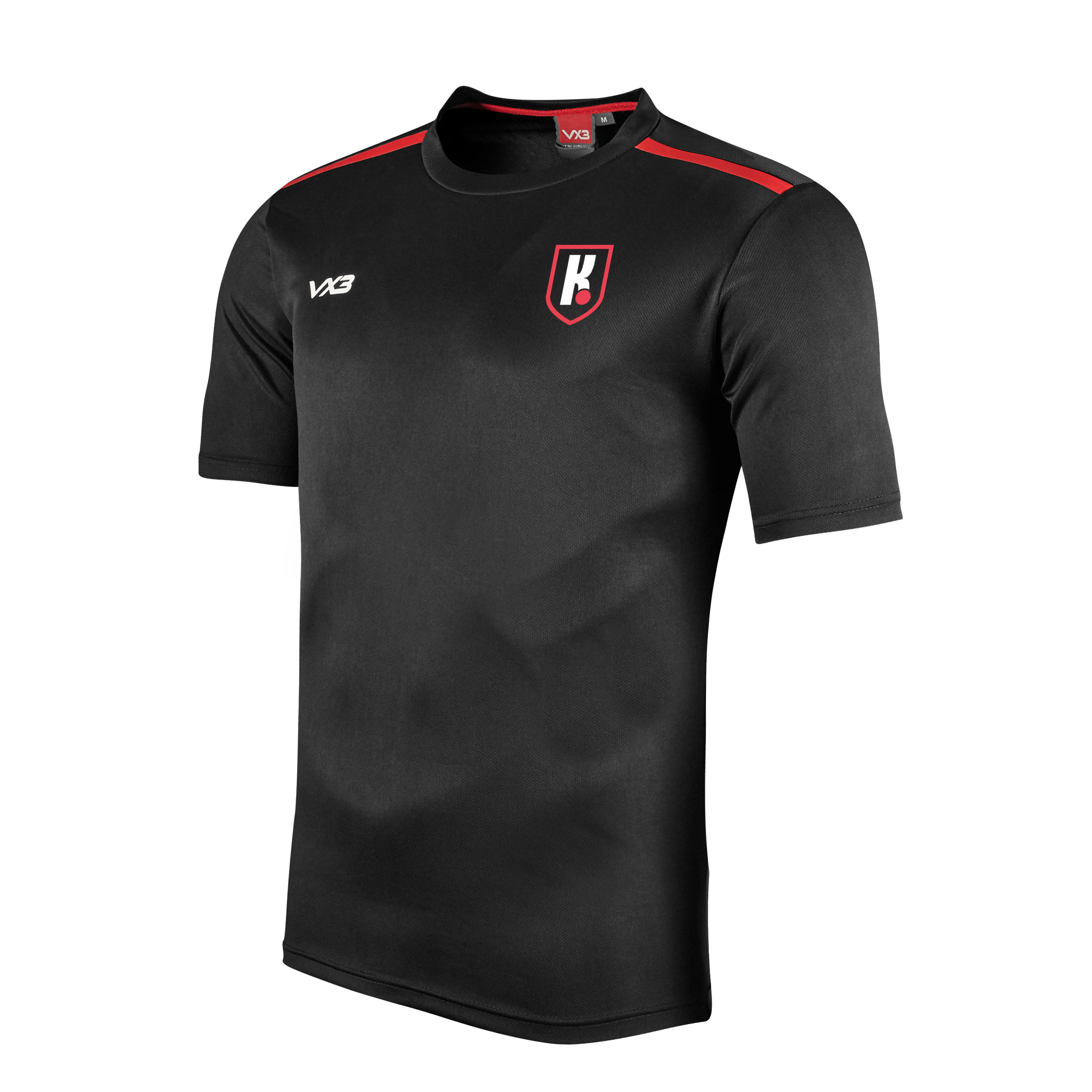 Kickstart Football Black Fortis Tee