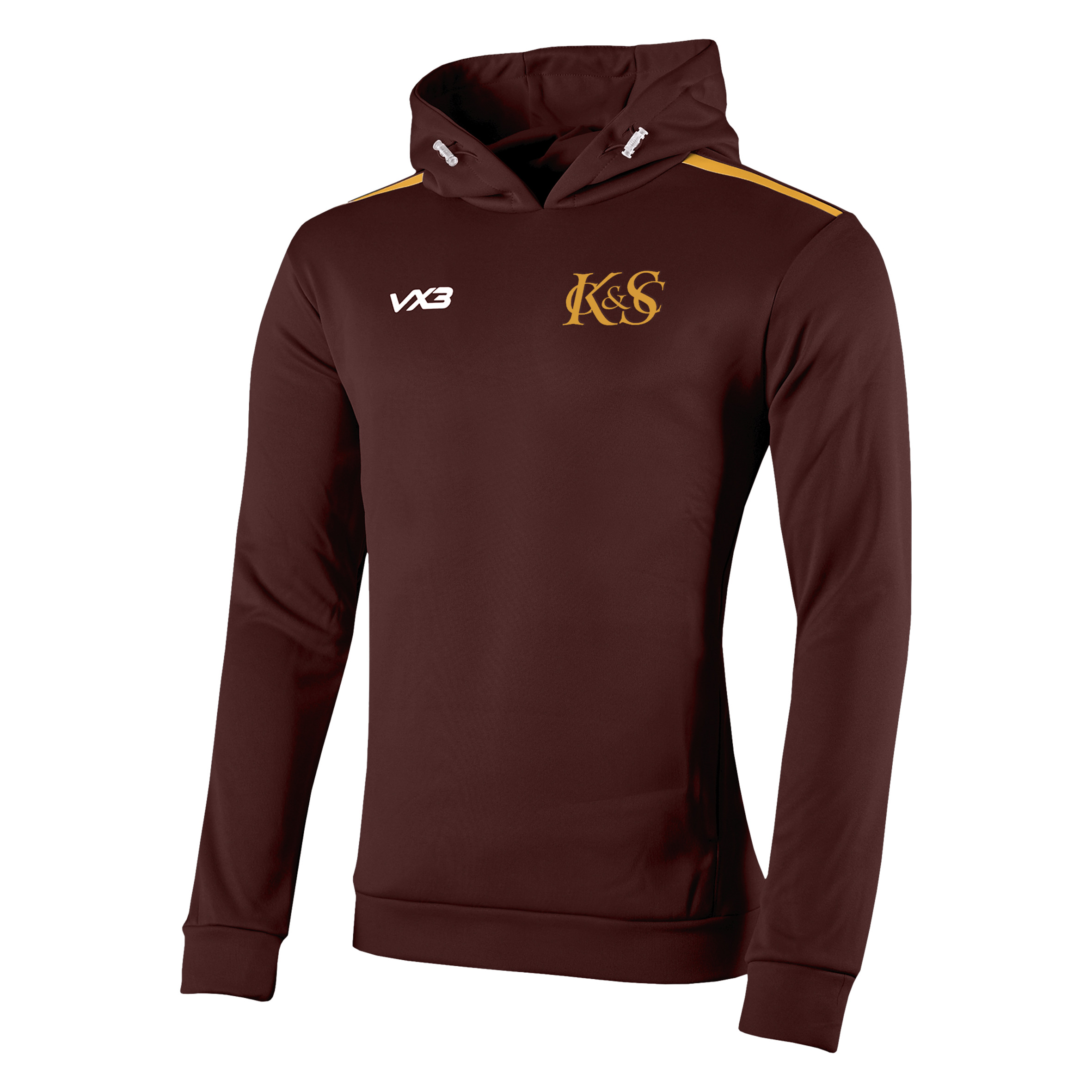Kilmington and Stourton Cricket Club Maroon Fortis Youth Hoodie