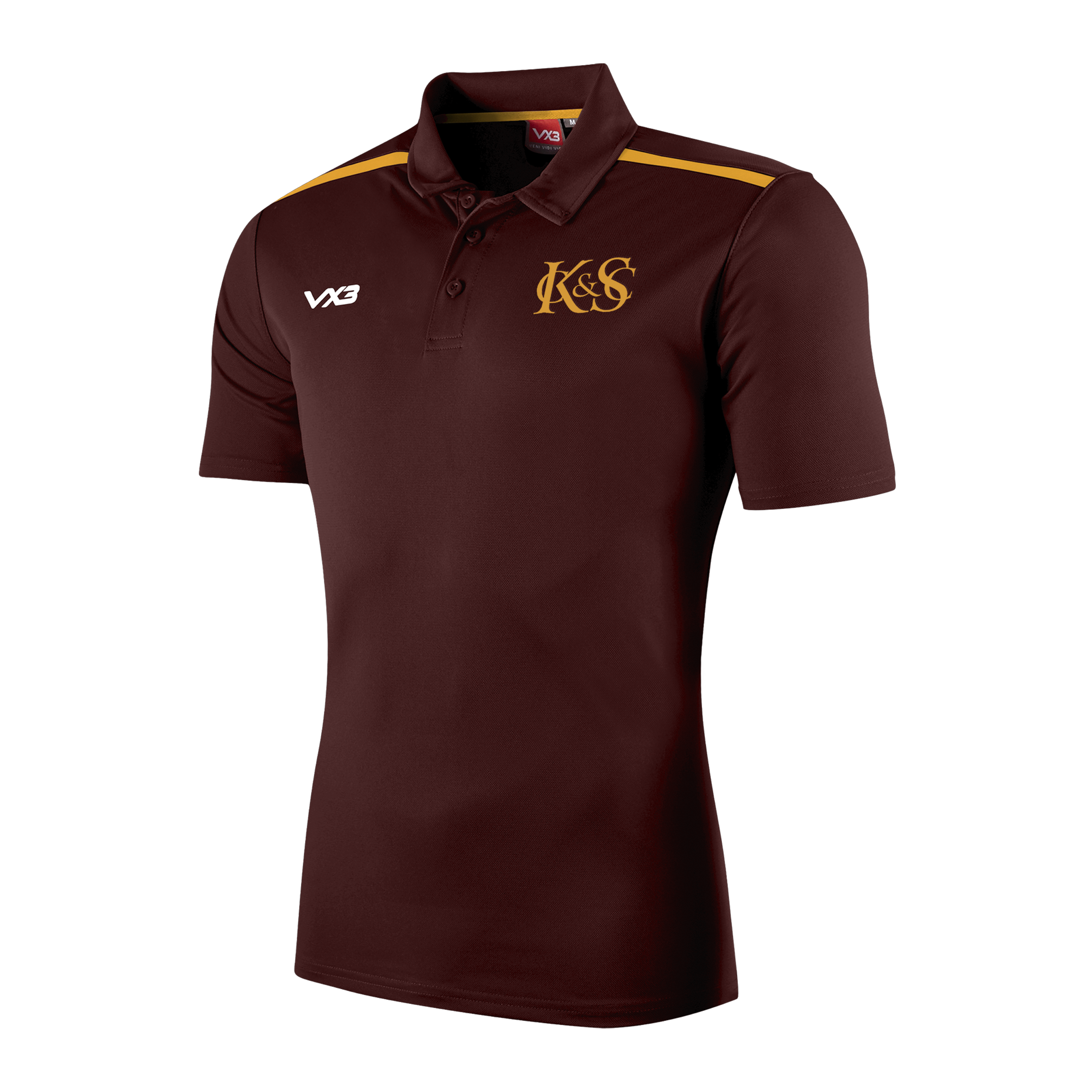 Kilmington and Stourton Cricket Club Maroon Fortis Polo