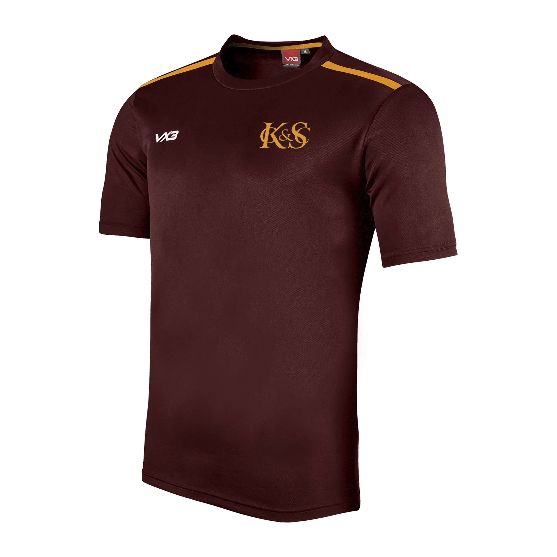 Kilmington and Stourton Cricket Club Maroon Fortis Youth Tee
