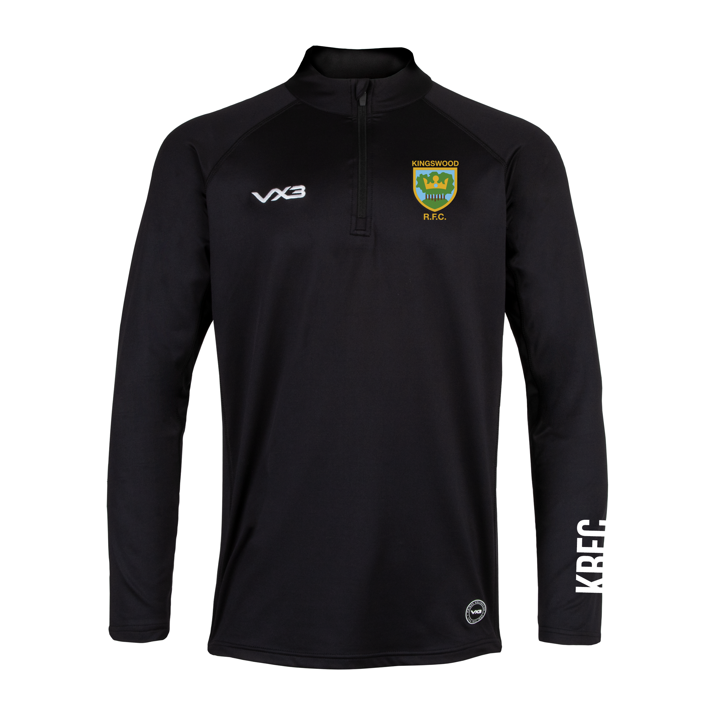 Kingswood RFC Black Primus Youth Quarter Zip