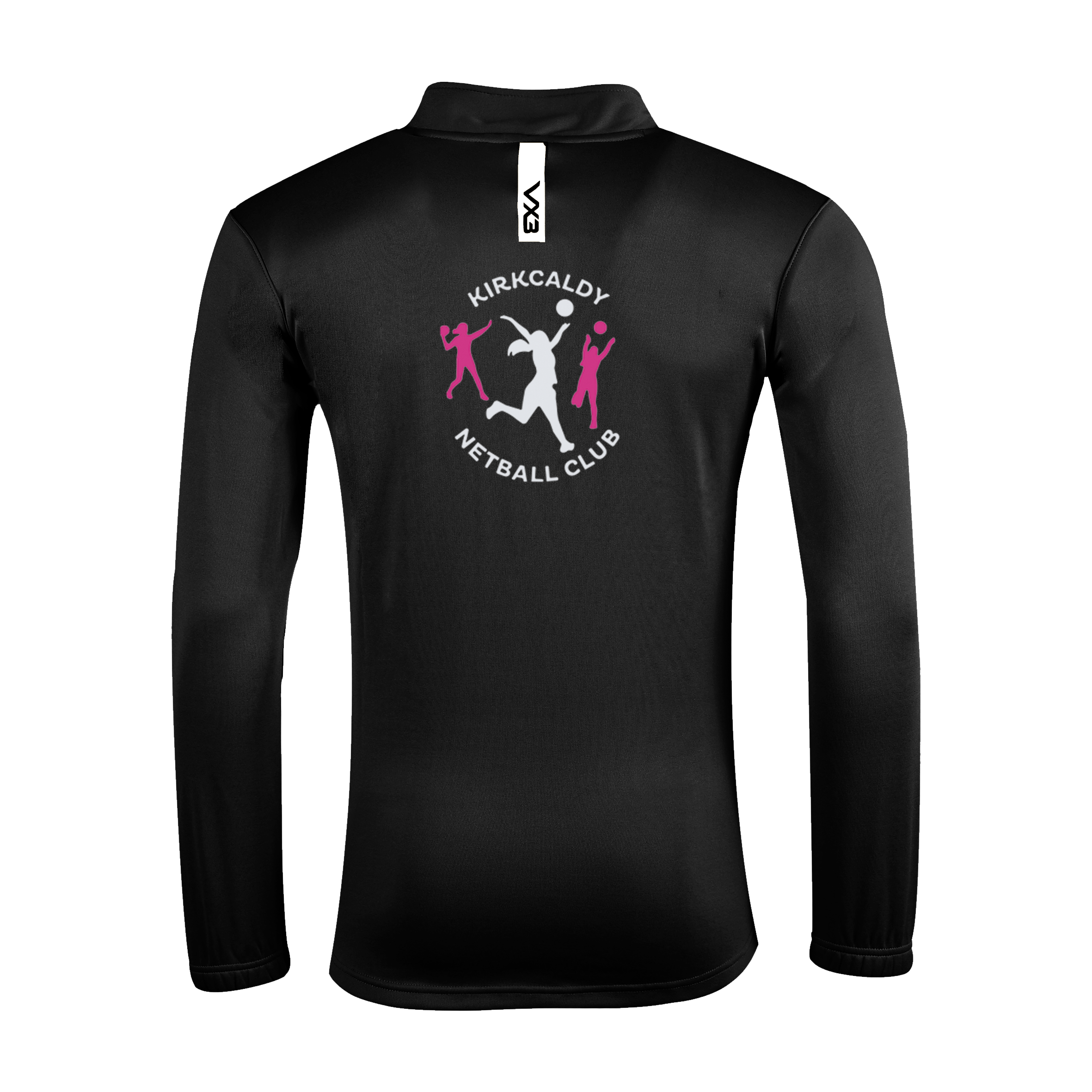 Kirkcaldy Netball Club Fortis Youth Quarter Zip Sweat