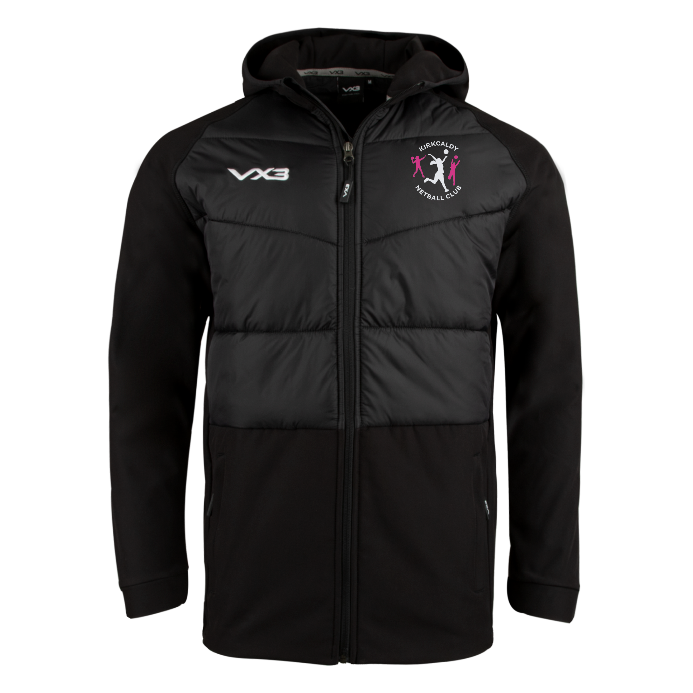Kirkcaldy Netball Club Tempest Hybrid Jacket