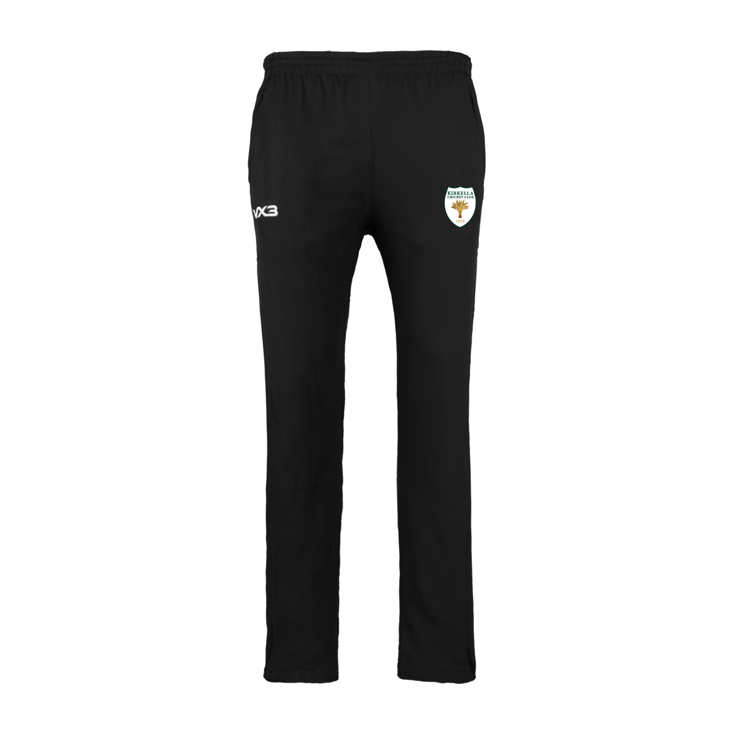 Kirkella Cricket Club Braca Trackpant Black Youth