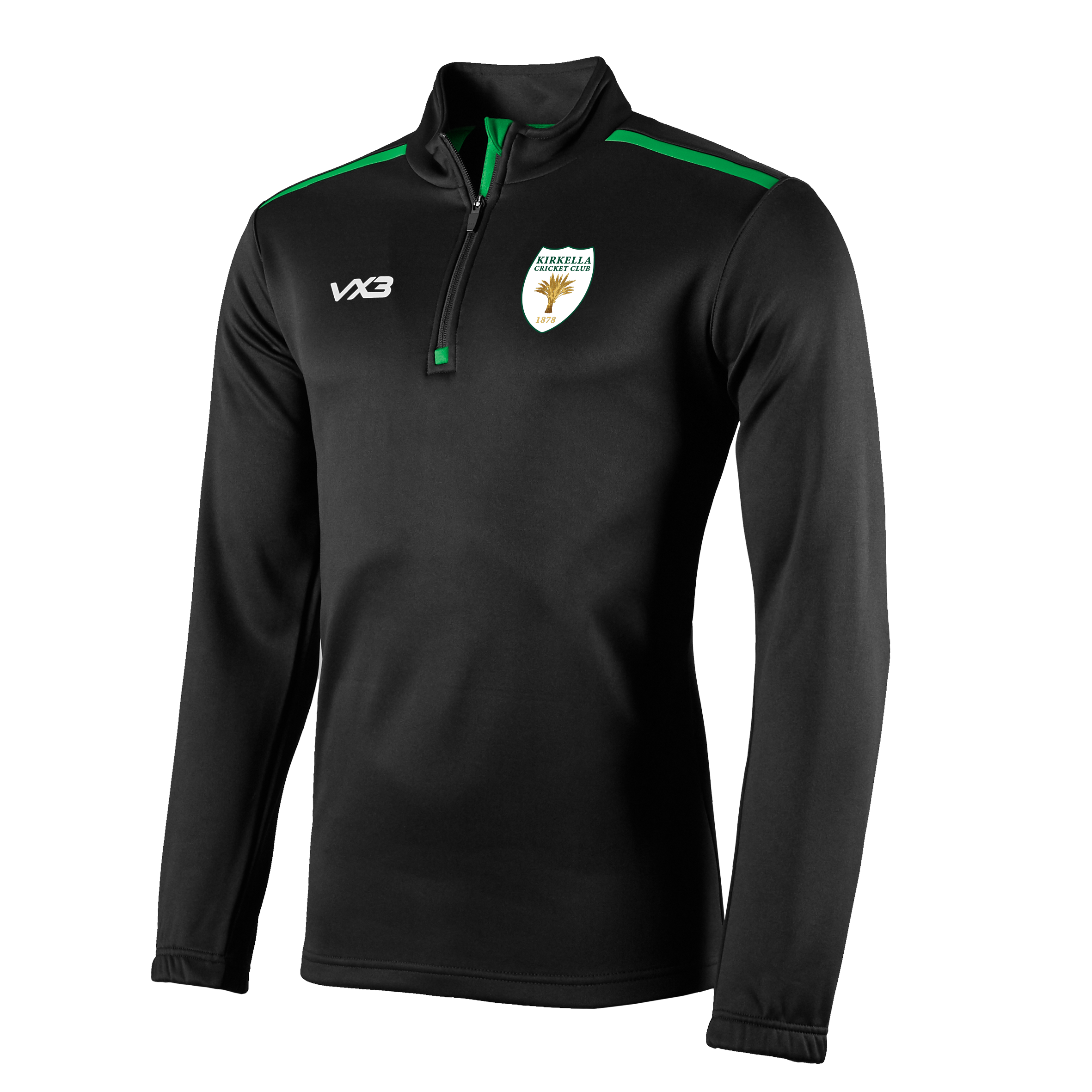 Kirkella Cricket Club Fortis Youth Quarter Zip Sweat