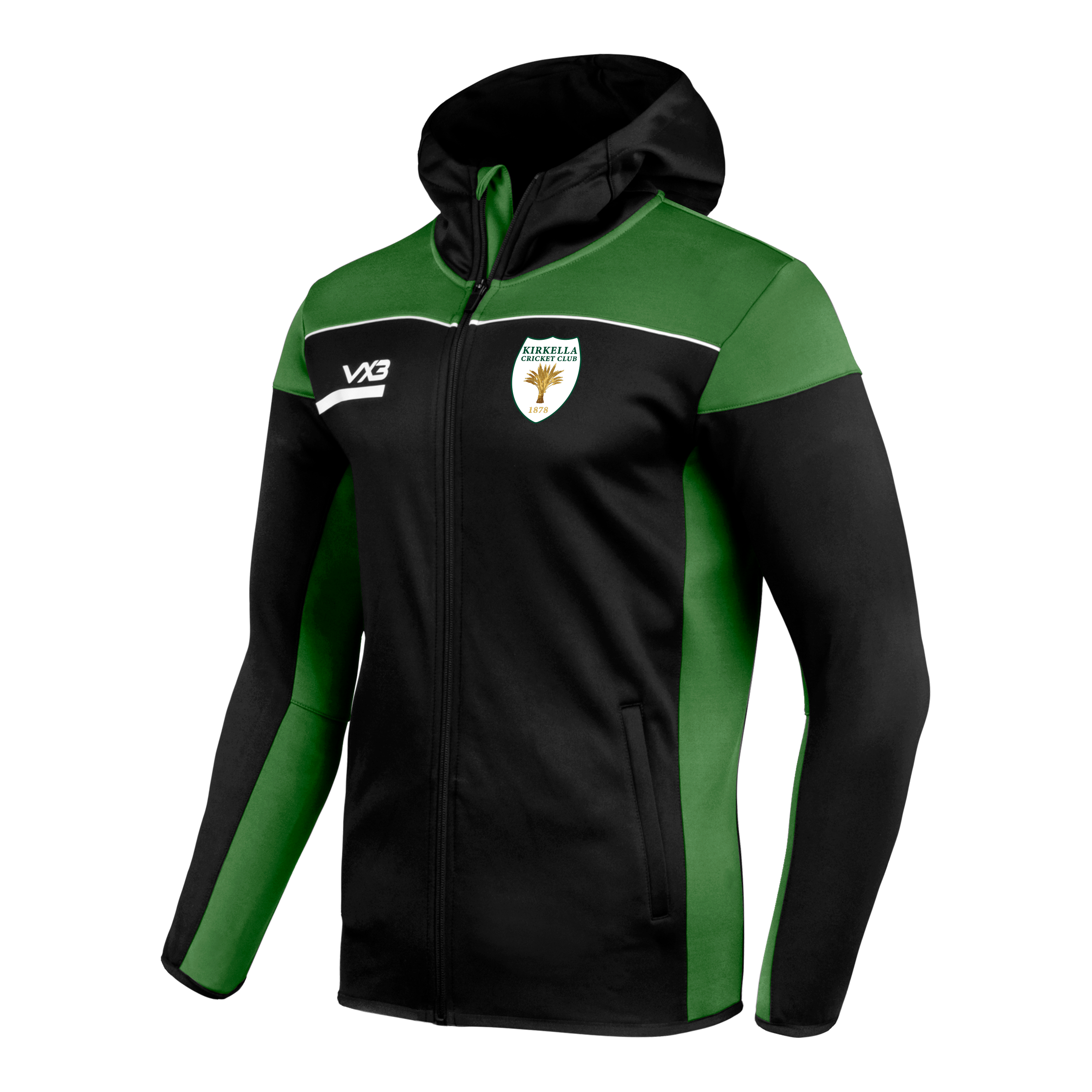 Kirkella Cricket Club Opus Zoodie - Black Emerald