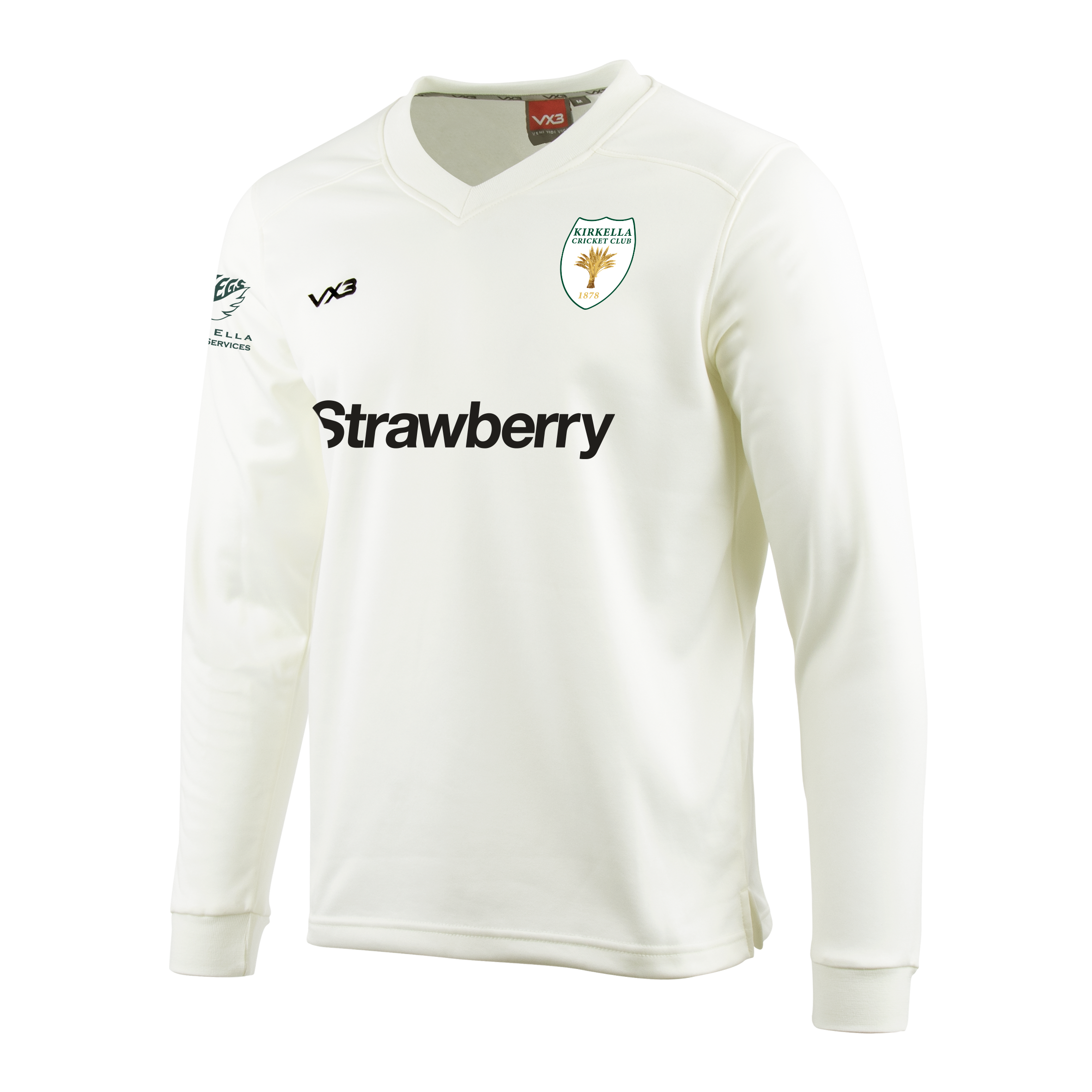 Kirkella Cricket Club Cricket Whites Sweatshirt Elite