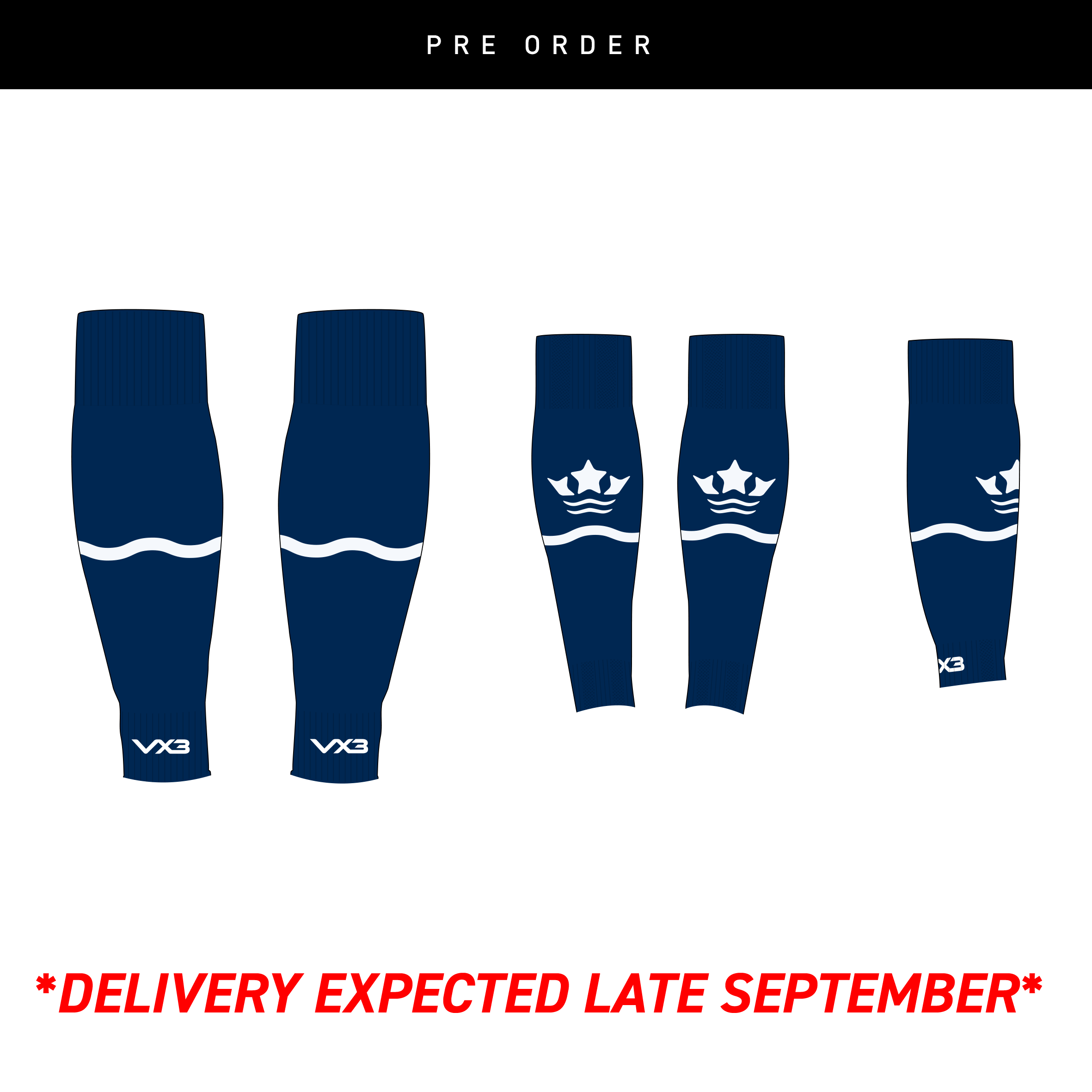 AFC Henley FC - Bespoke Footless Playing Socks