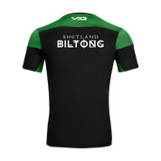 Lerwick Celtic FC Opus Tee Youth - Black Emerald