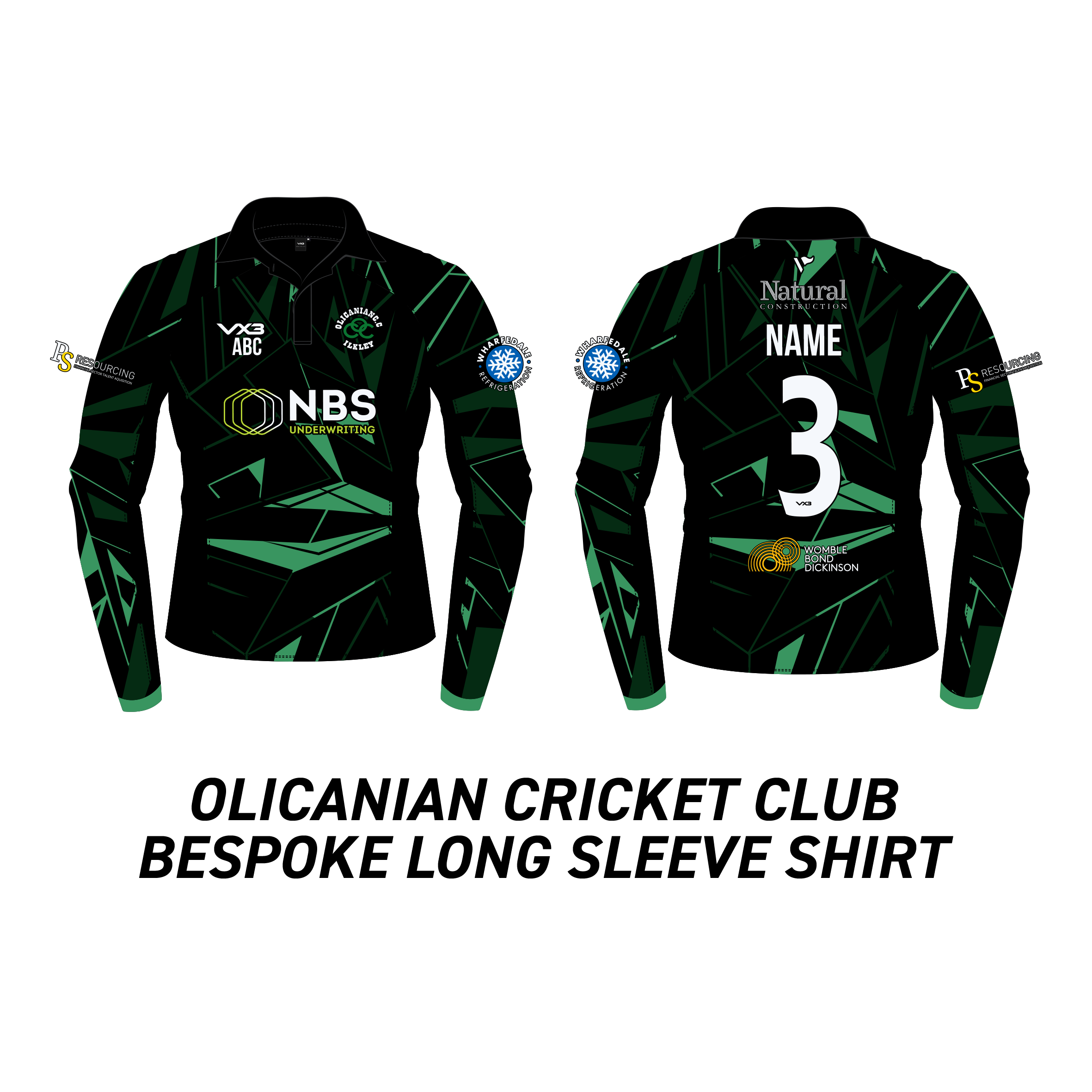 Olicanian Cricket Club Bespoke / T20 Kit