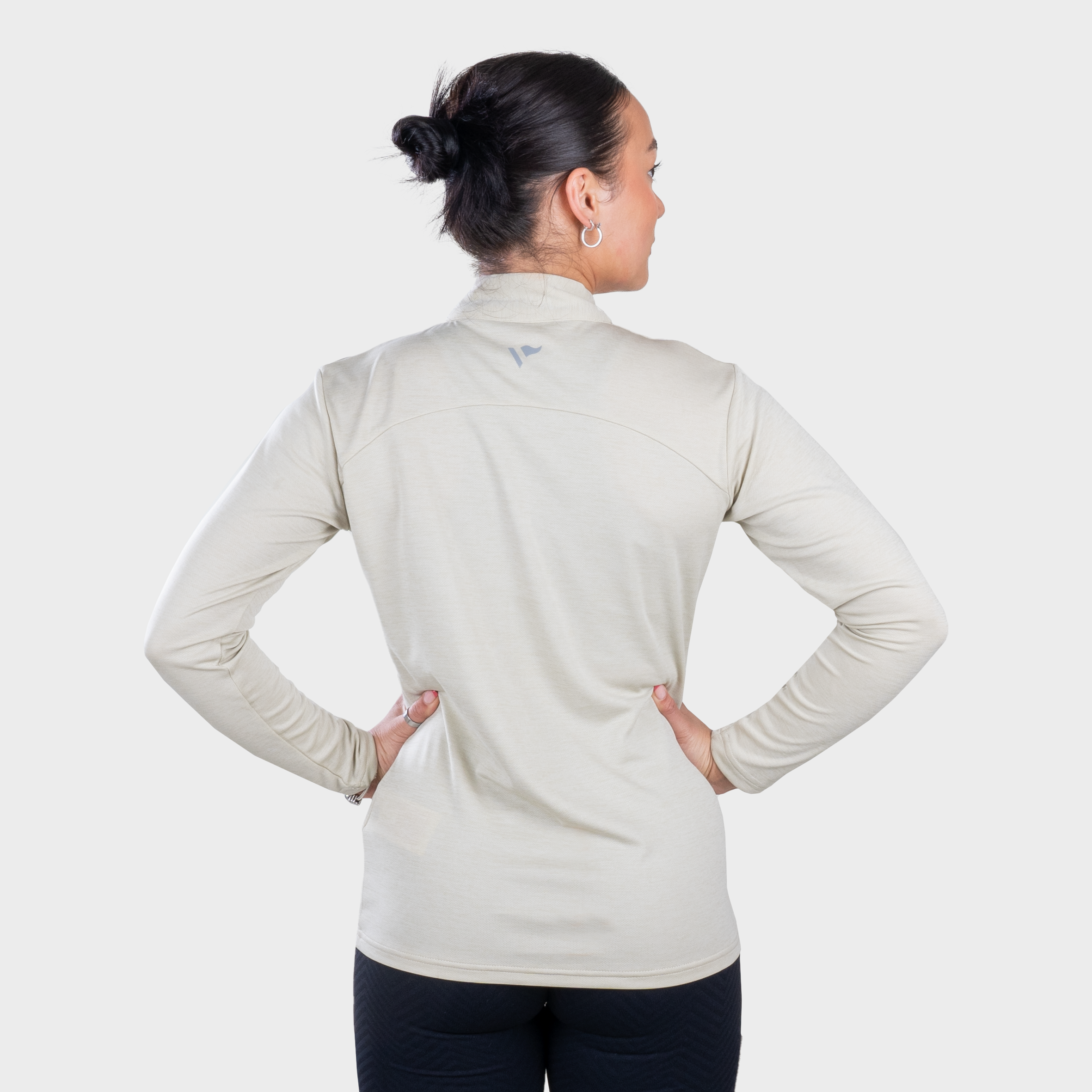 Ignis Lightweight Half Zip Ladies Ivory