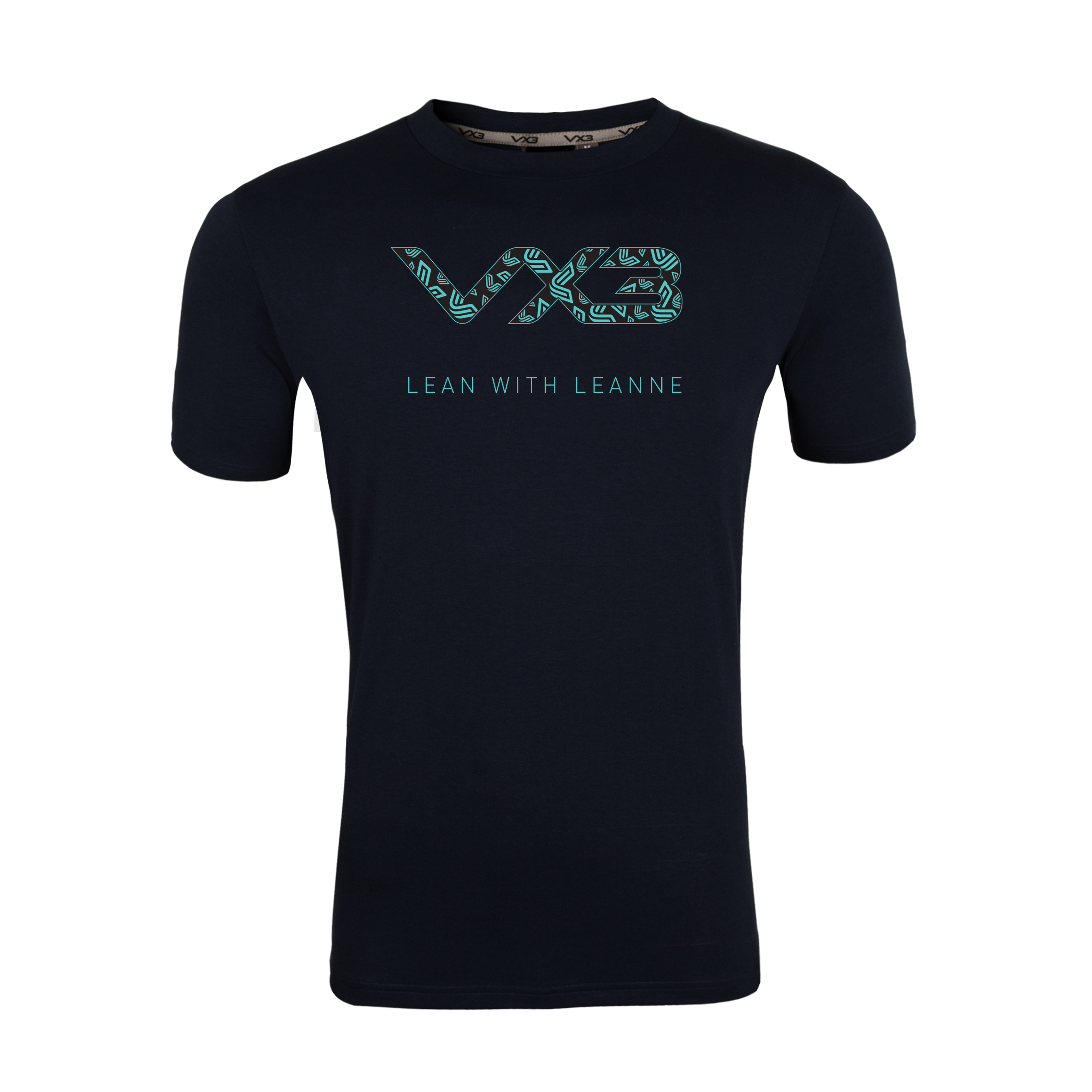 Lean with Leanne Navy Womens Invicta Tee - Strong Mums Club