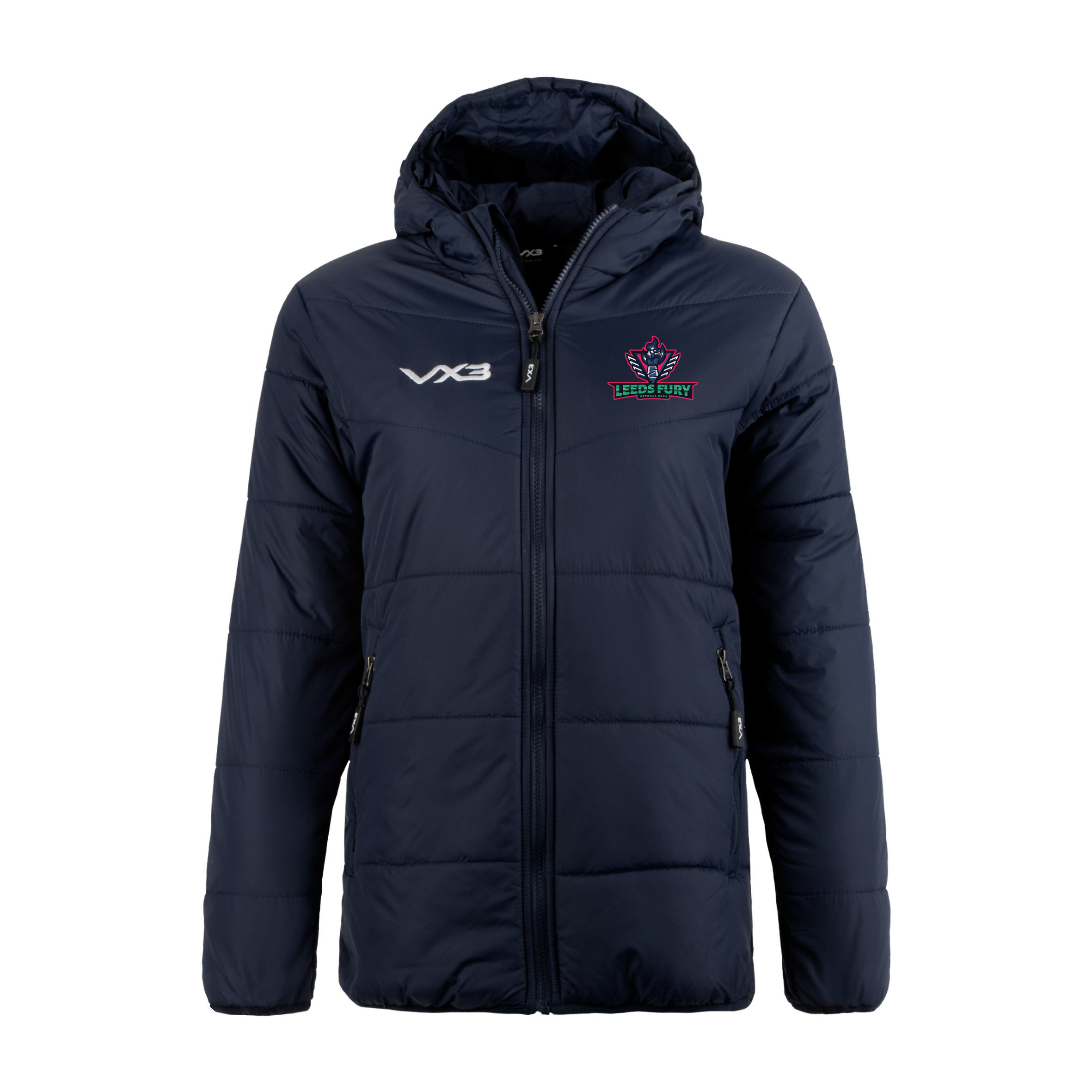 Leeds Fury Netball Club Lorica Quilted Jacket Ladies