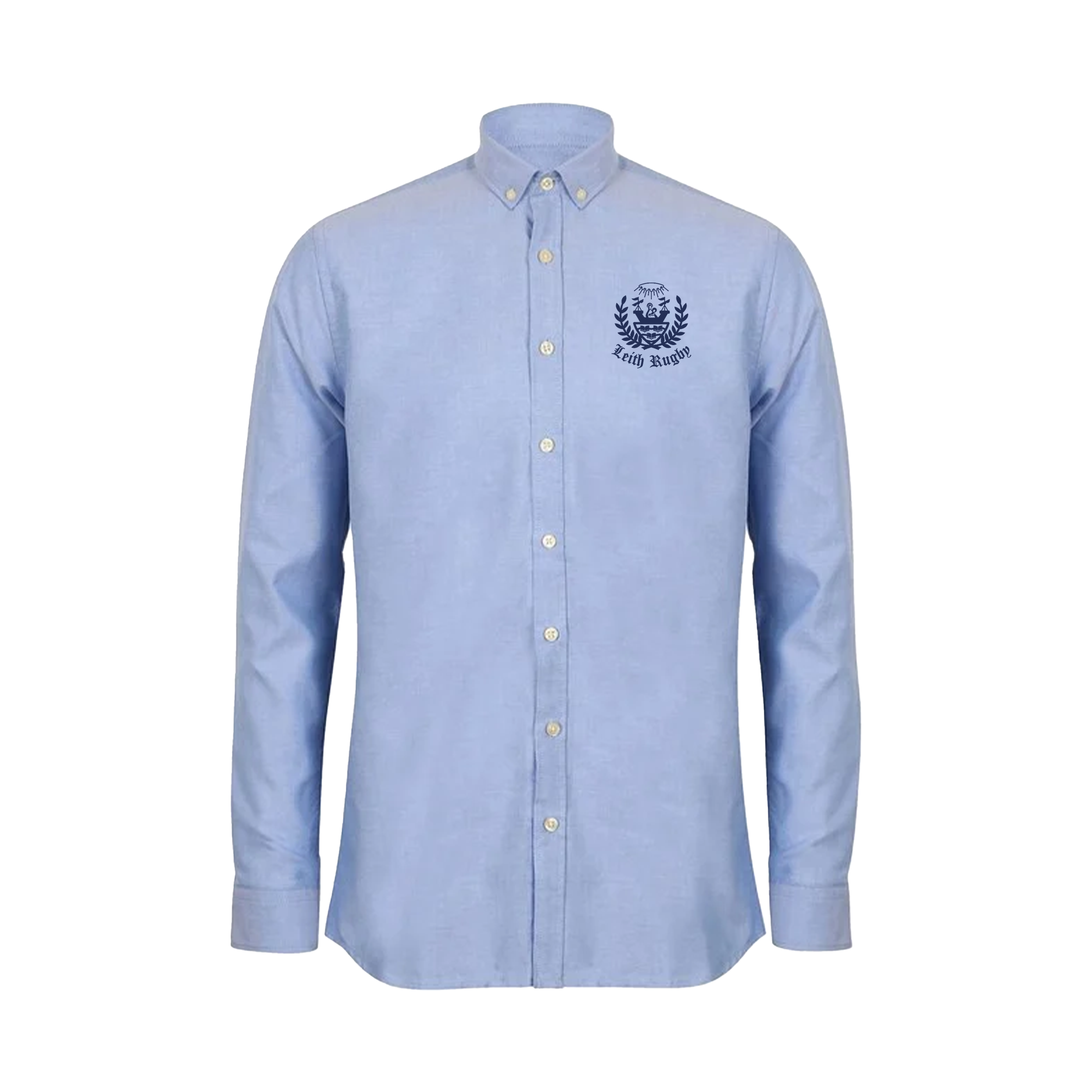 Leith Rugby Henbury Blue Shirt L/S