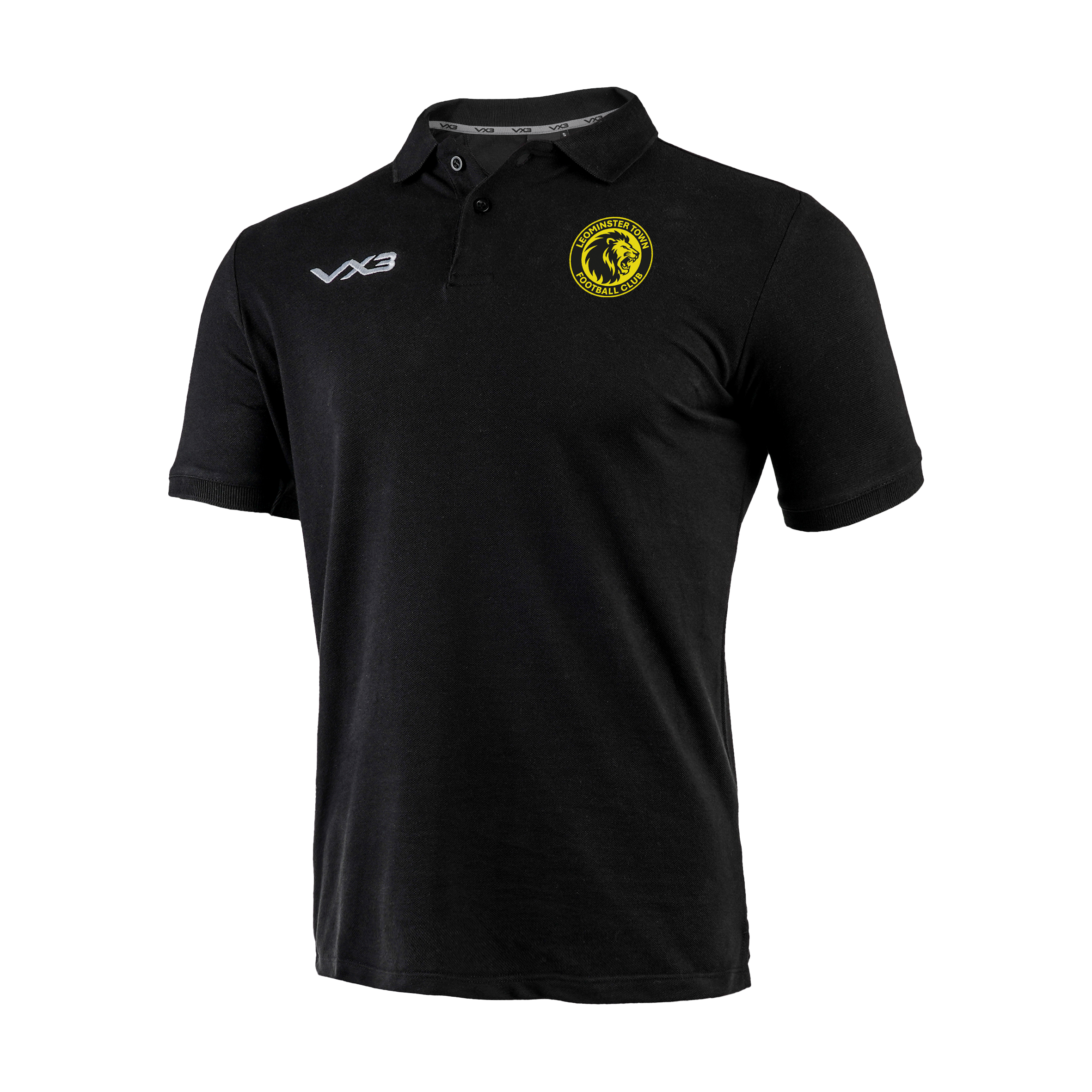 Leominster Town FC Black Primus Polo Shirt