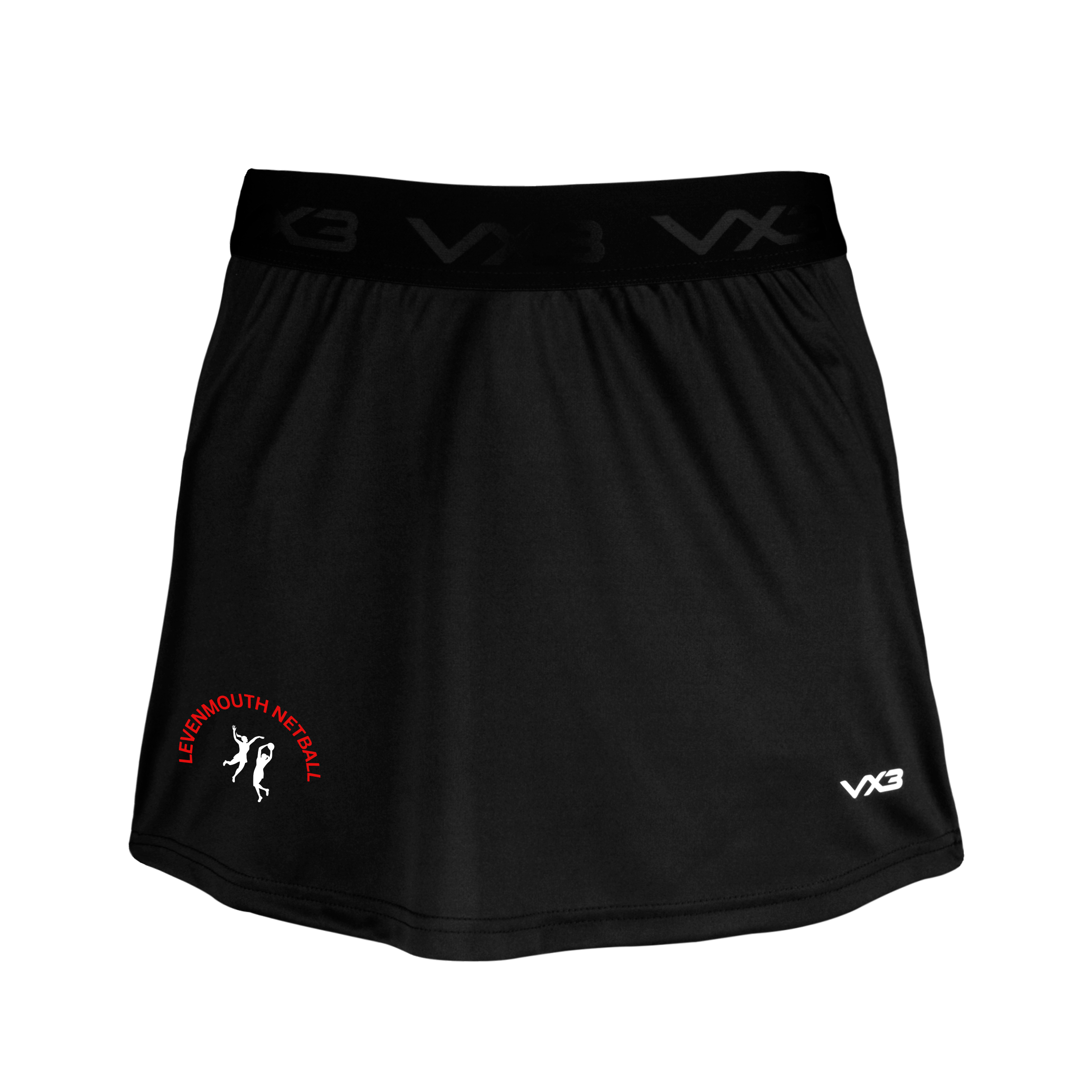 Levenmouth Netball Club Skort Black Girls