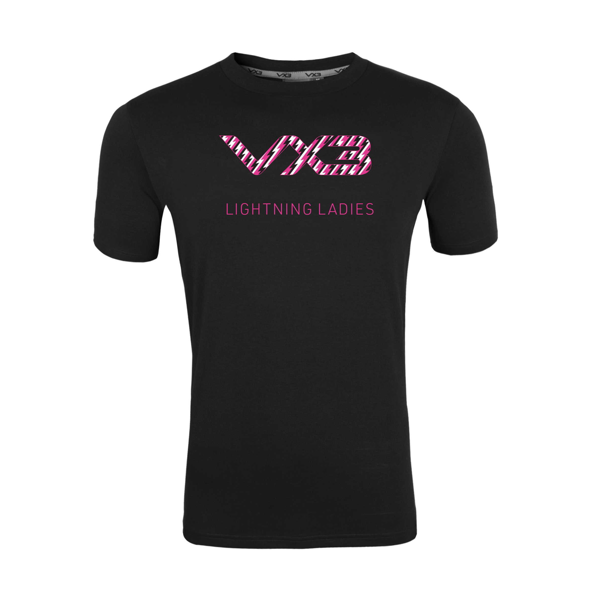 Lightning Ladies Black Womens Invicta Club Tee